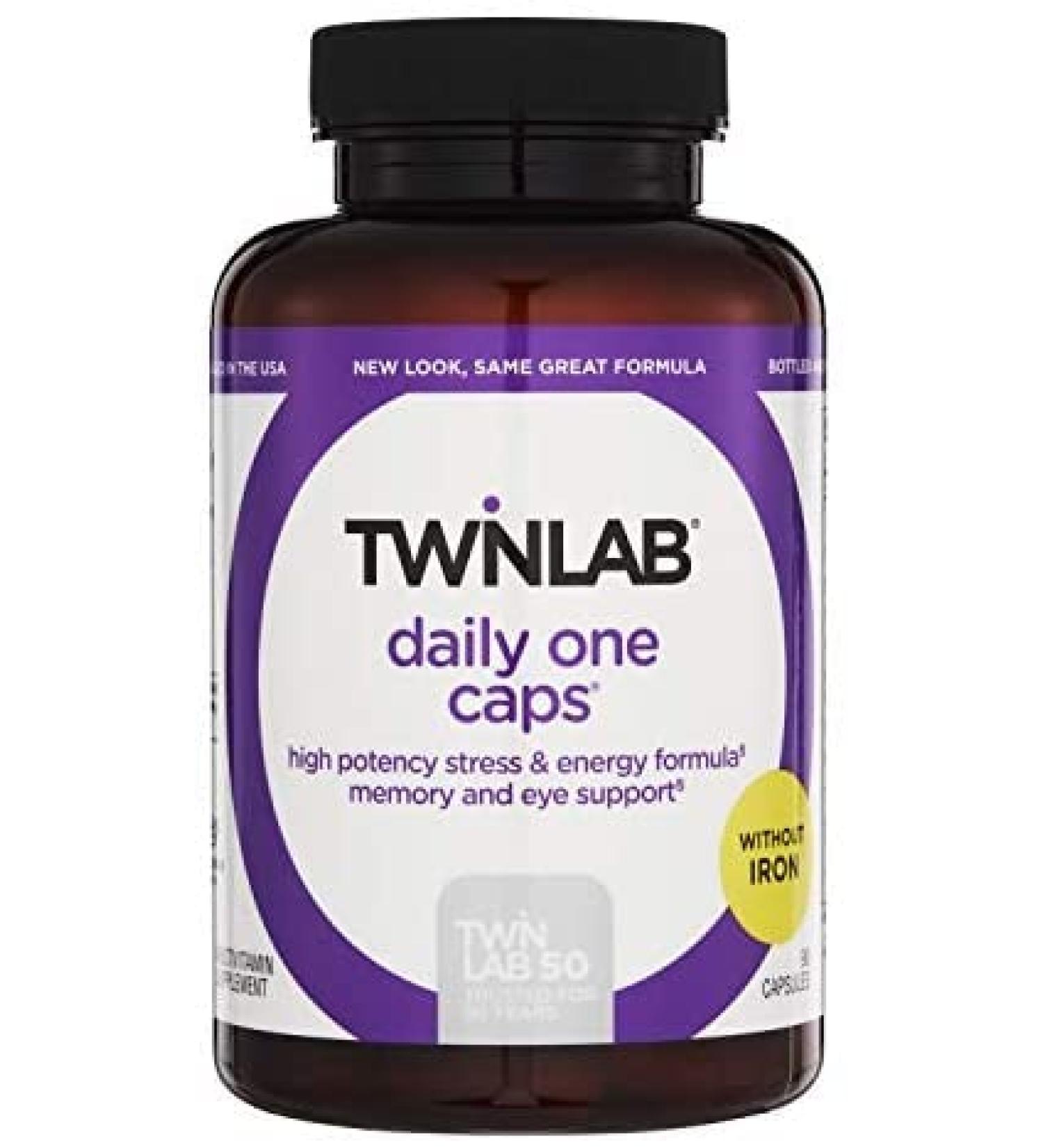TwinLab - Daily One Caps W/0 Iron 90 Capsules 90 Count (Pack of 1)