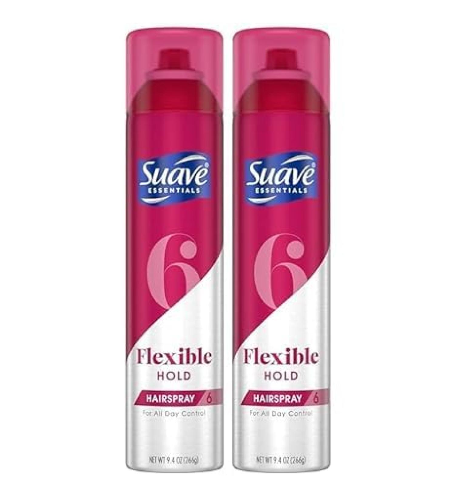 Hairspray for Women and Men Flexible Hold - Anti-Frizz Hair Products Hair Finishing Spray Anti-Humidity Spray for Hair 9.4 Oz (Pack of 2)