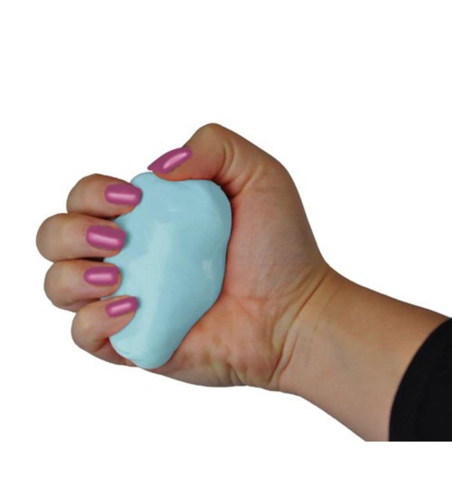 Blue Jay Squeeze Hand Therapy Putty - 3 Oz. RPS-BJ175154 - Finger Grip Strength Exercises - Medical Grade Firm Blue Putty - Buy Online on GoSupps.com