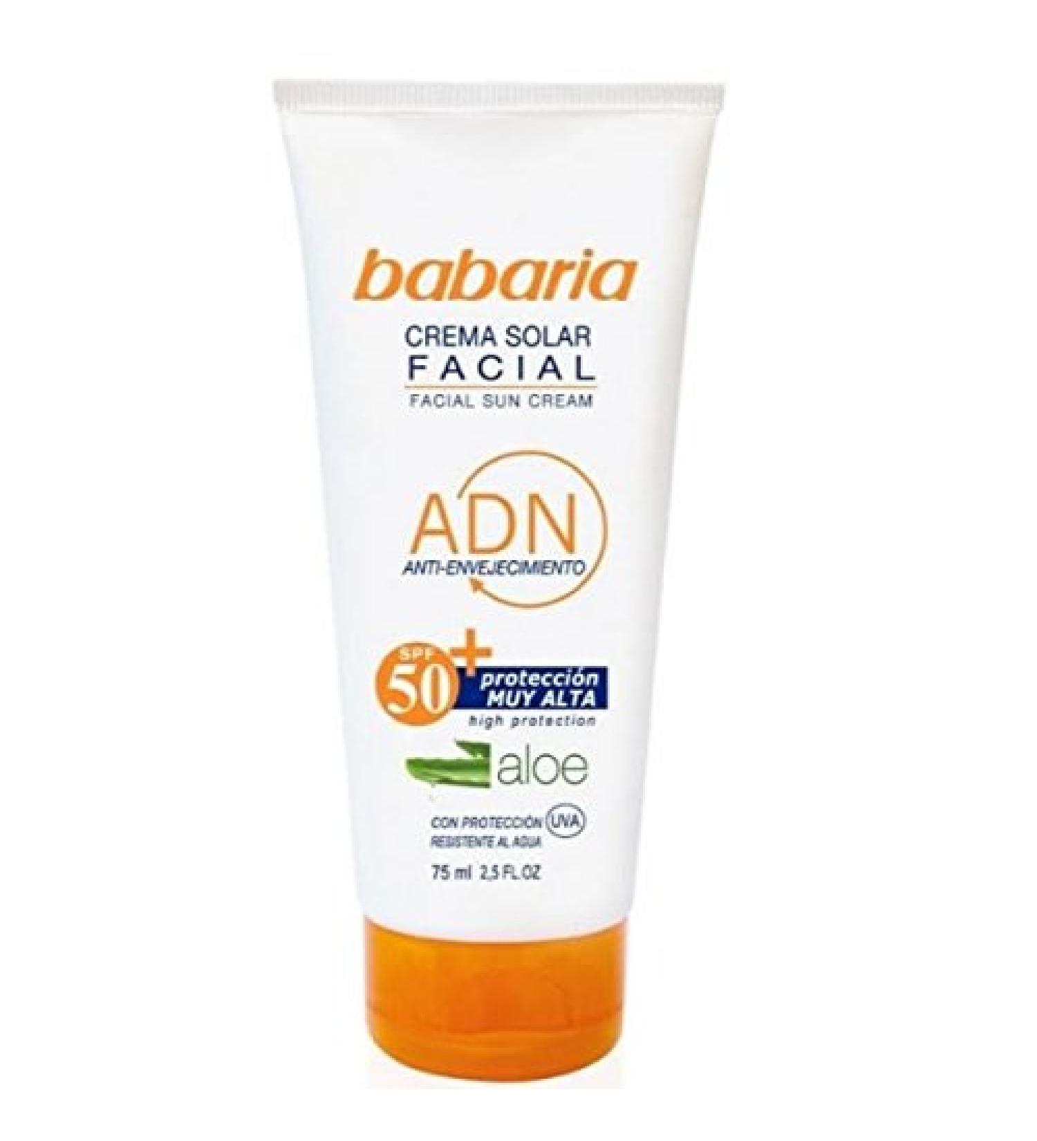 babaria anti-wrinkle facial sun cream SPF 50 75 ml