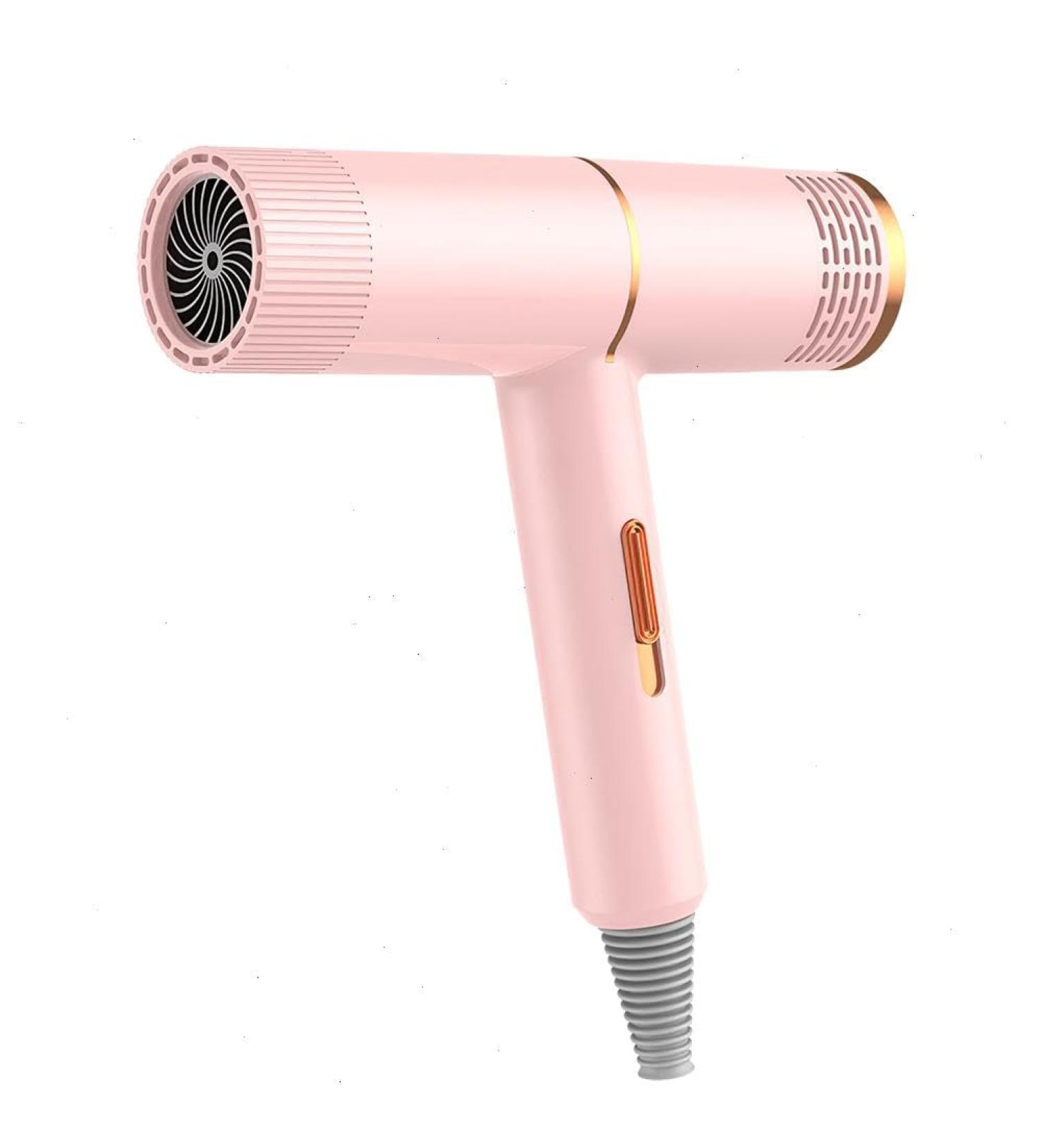 Hair Dryer Low Noise Blowdryers Portable Travel Blow Dryer Lightweight Travel Hair Dryer for Fast Drying Constant Temperature Hairdryer for Office Travel Hair Salon Pink- Us Standard 110v - Buy Online on GoSupps.com