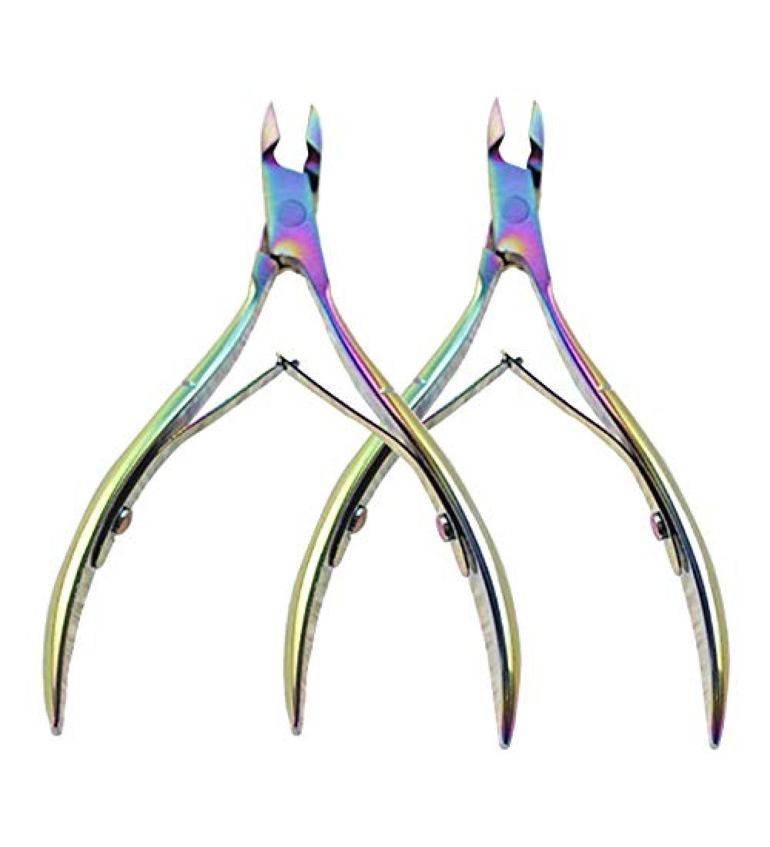Cuticle Scissors - 1pc Rainbow Cuticle Nipper Chameleon Nail Cuticle Nipper Clipper Cutter Dead Skin Remover Manicure Nail Art Tool - Buy Online on GoSupps.com