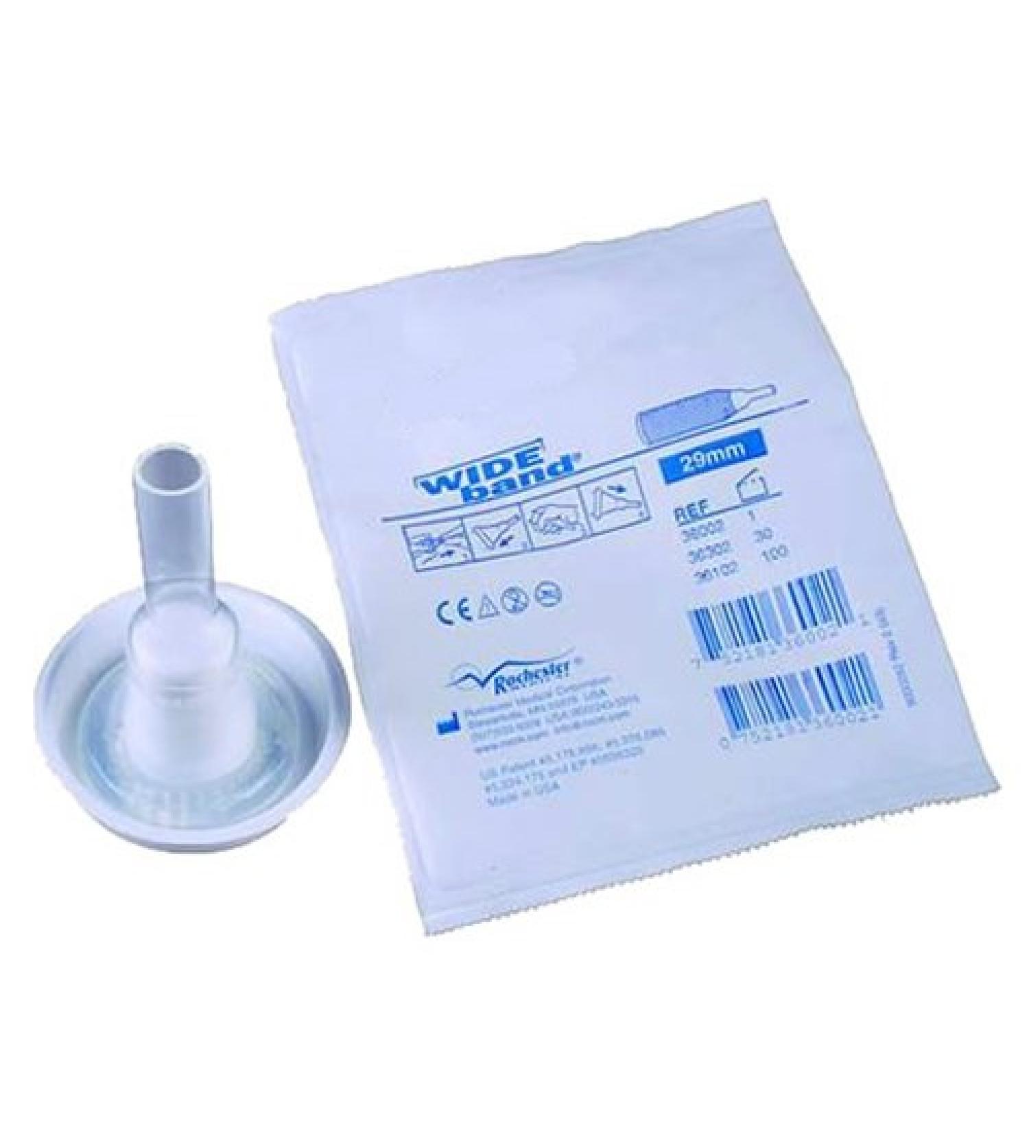 10 Pack Medium External Catheters 29mm - Rochester/Bard Wideband Extra Adhesive #36002 - International Shipping Available - Buy Online on GoSupps.com