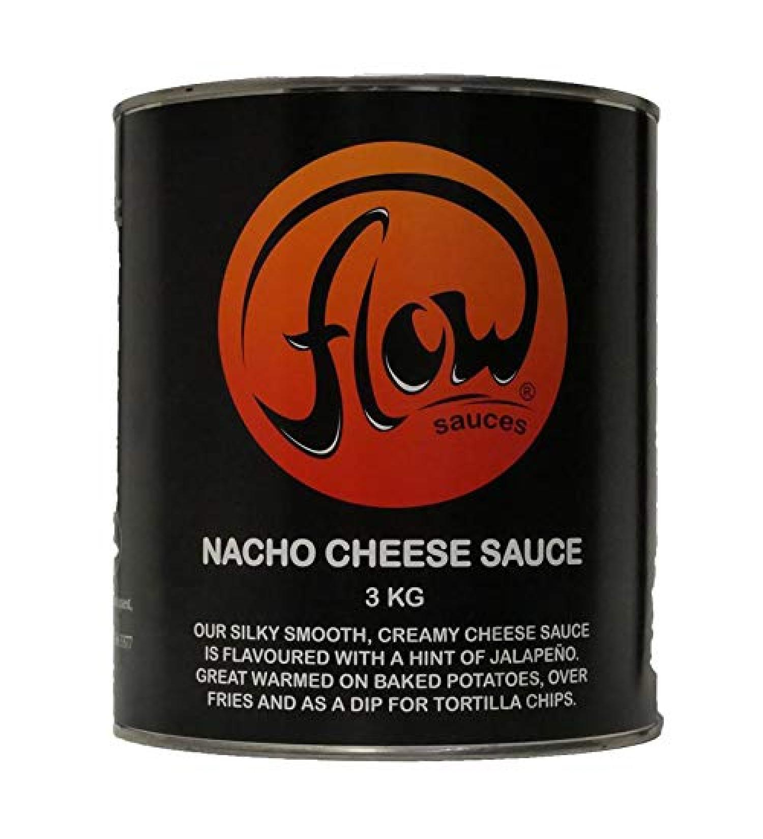 Flow Nacho Cheese Sauce Topping 3kg - Buy Online on GoSupps.com