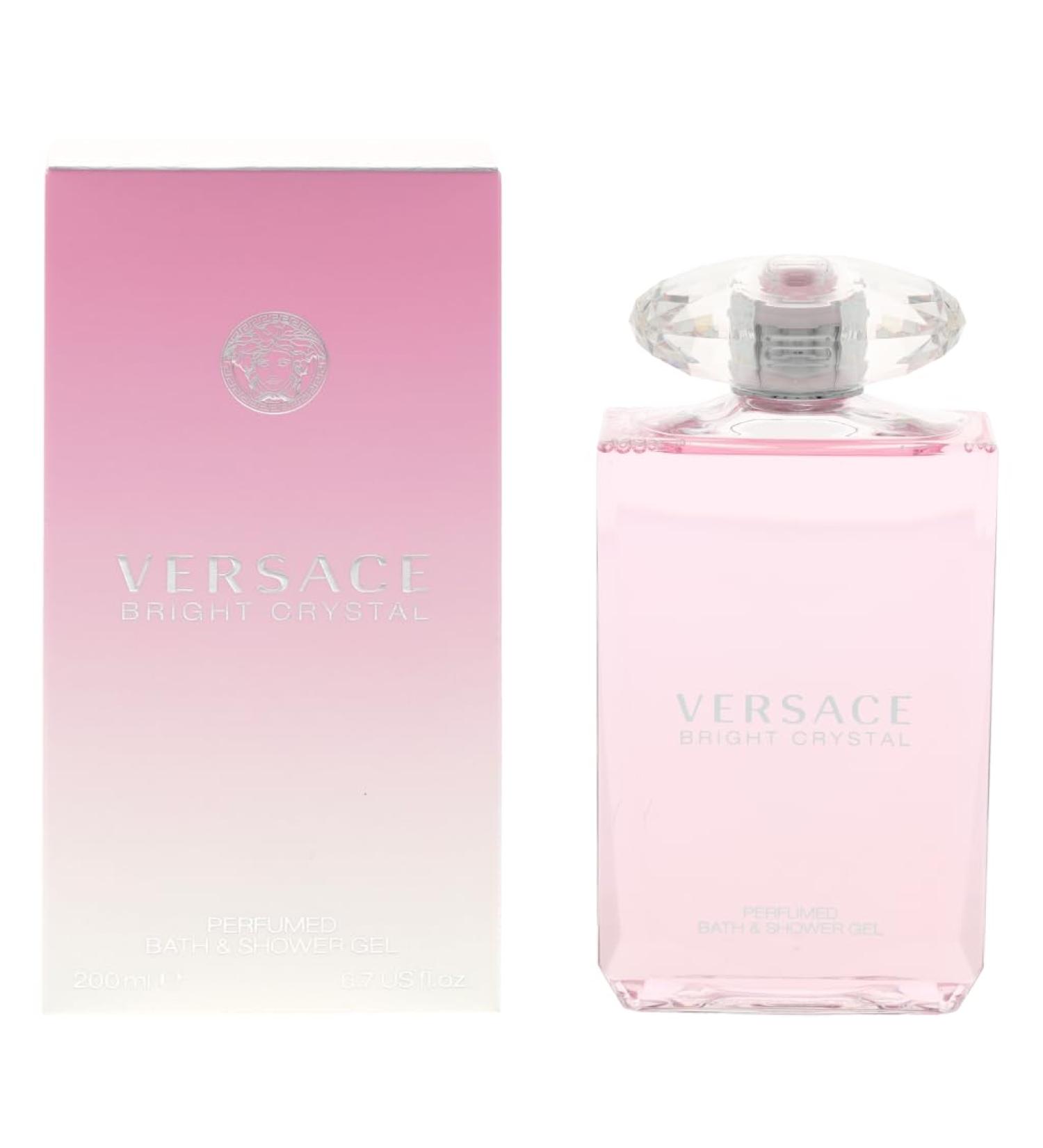 Versace Bright Crystal Perfumed Bath and Shower Gel 200 ml - Luxury Oriental Body Wash | International Shipping Available - Buy Online on GoSupps.com