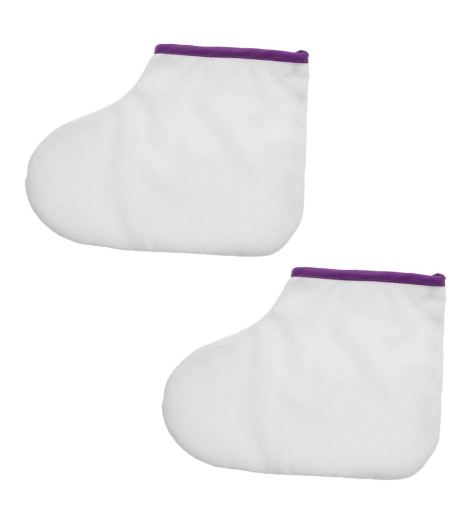 minkissy 1 Pair Foot Care Socks Paraffin Wax Film Wax Foot Covers Paraffin Bath Booties Paraffin Wax Heated Booties Paraffin Wax Cover Feet Spa Cover Tool Polyester Heating - Buy Online on GoSupps.com
