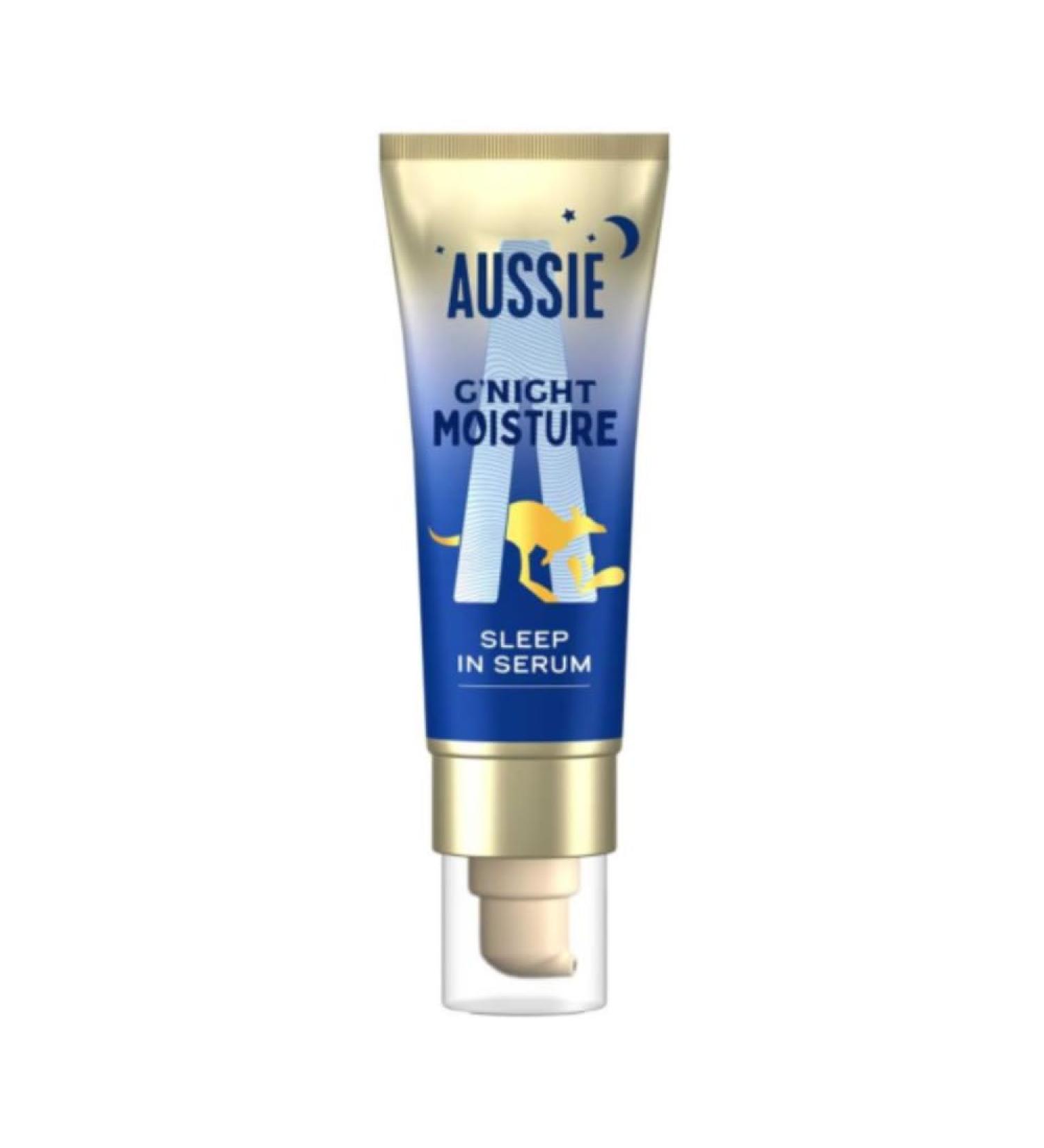 Aussie G'Night Moisture Sleep in Serum - Overnight Repair Treatment for Dry, Damaged Hair 70ml