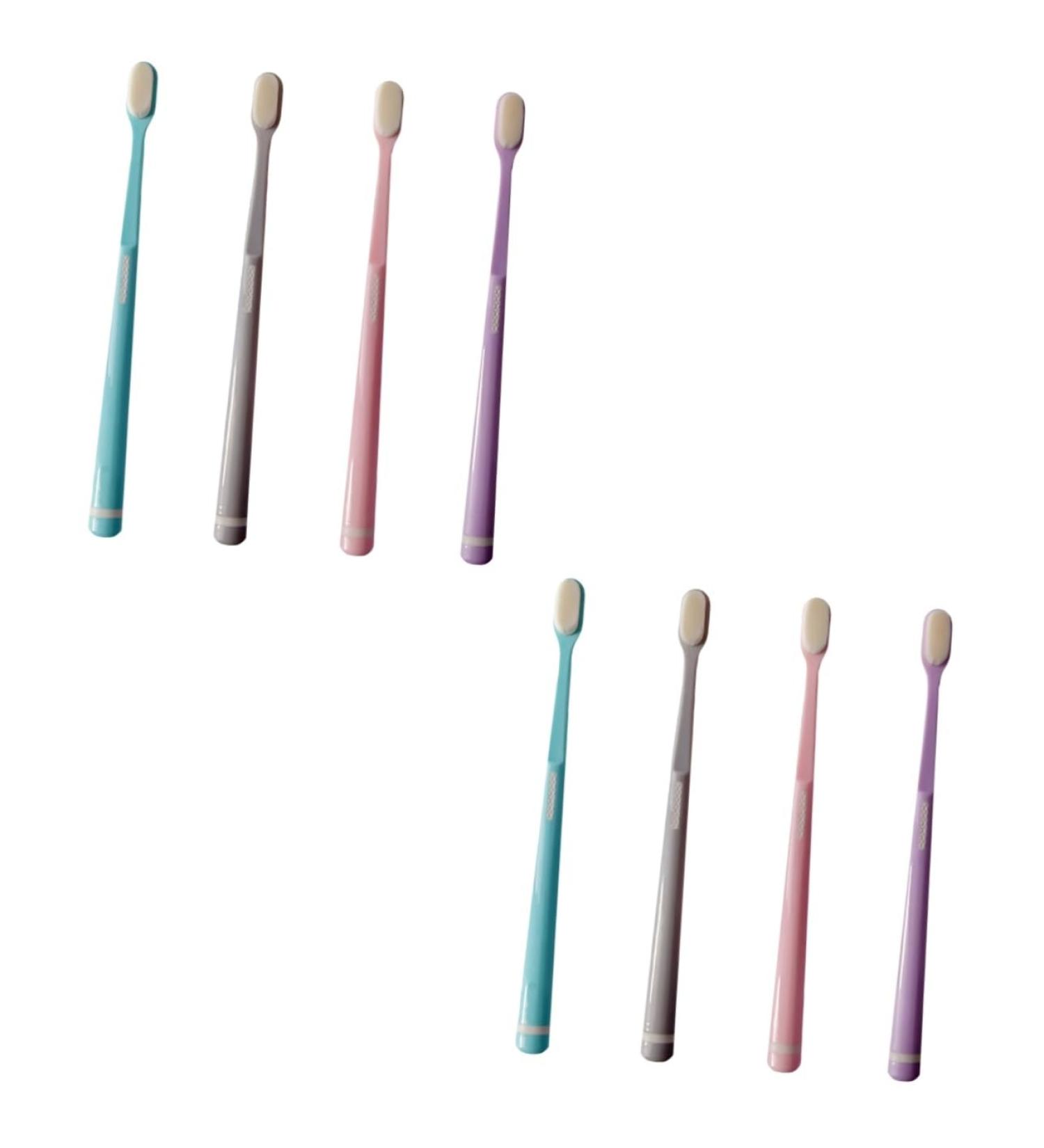Minkissy 8-Pack Soft Toothbrush Set for Pregnant Mothers - Gentle Manual Oral Care for Sensitive Teeth & Postpartum Hygiene - Buy Online on GoSupps.com