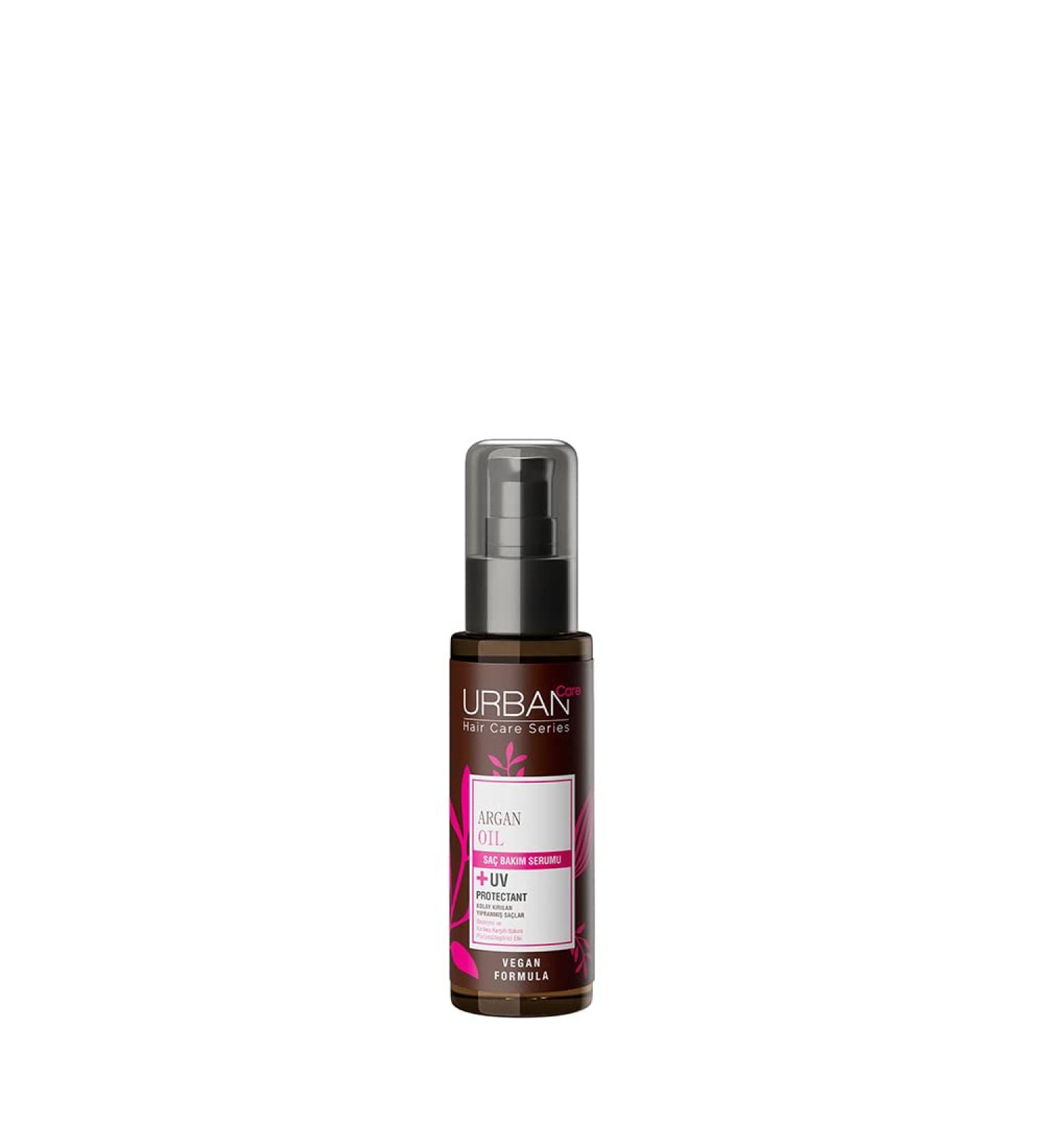 Urban Care Argan Oil & Keratin Nourishing & Anti-Breakage Repairing Hair Care Hair Serum 75ml - Buy Online on GoSupps.com