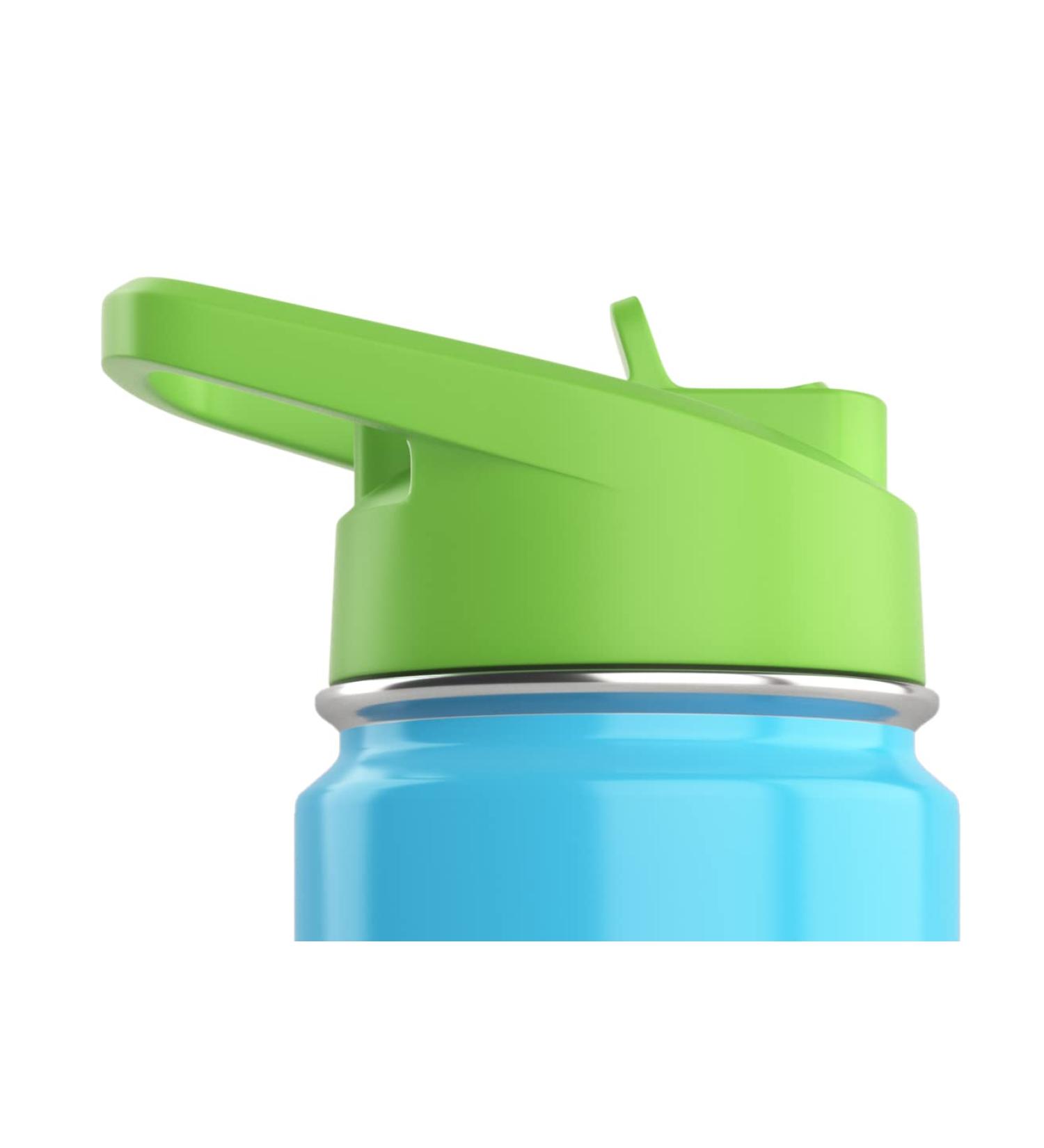 Green Kids Water Bottle Replacement Lid - Leak Proof & Easy Sip (Lid Only) - Buy Online on GoSupps.com