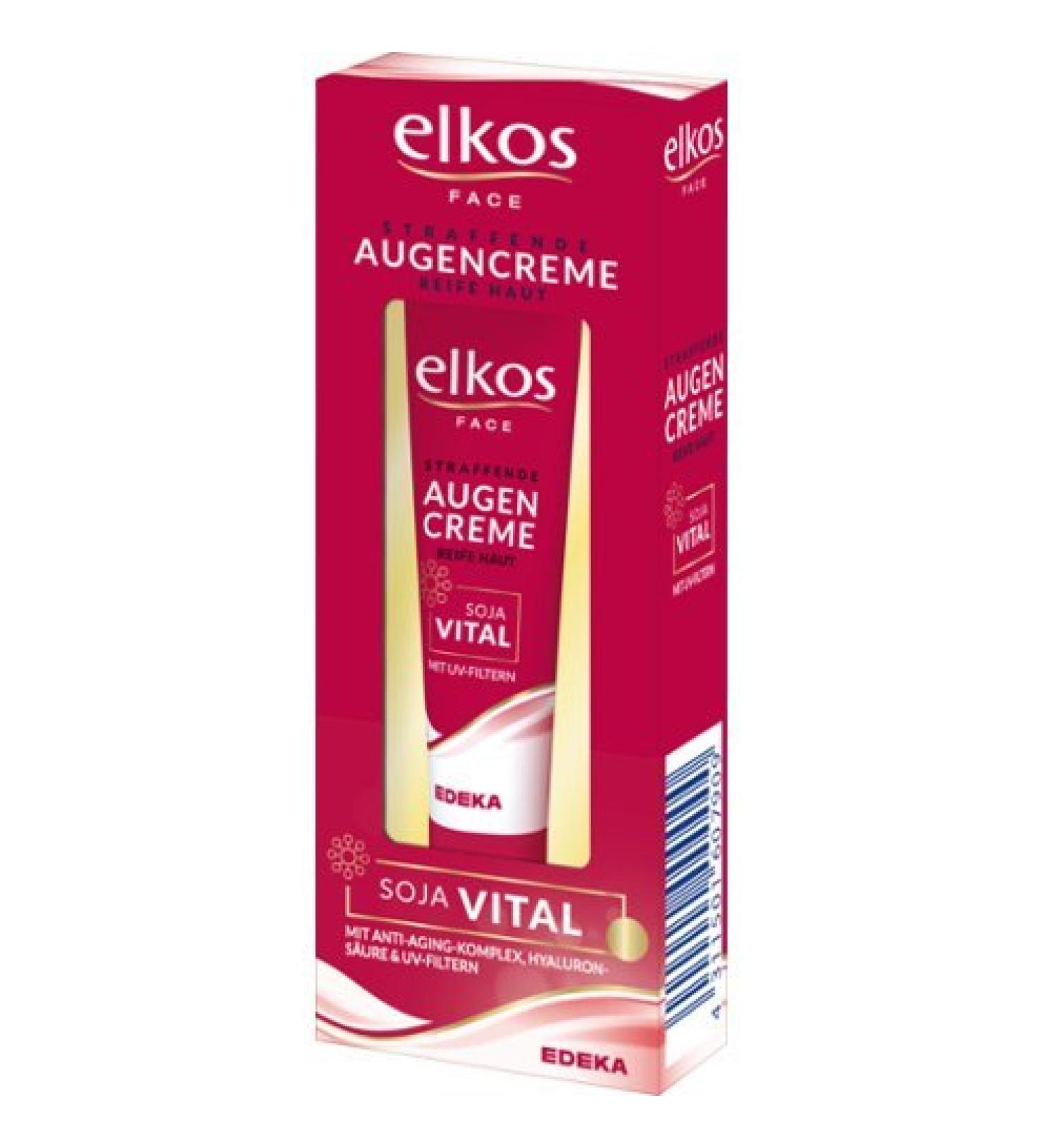 Elkos straffende Vital Soy Eye Cream 15 ml
