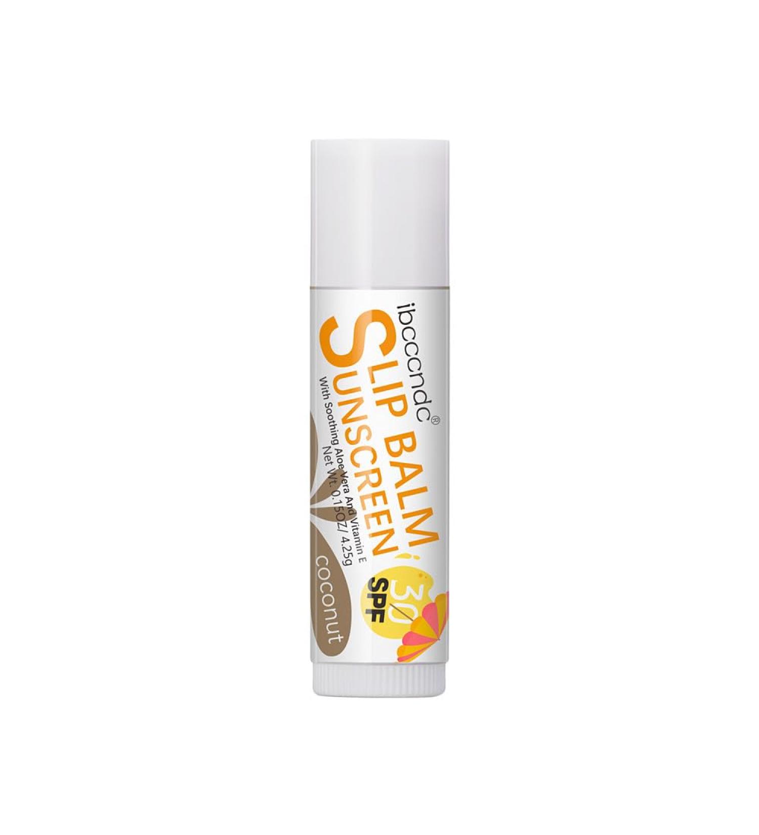 ibcccndc Sunscreen Lip Balm Sunscreen Lipstick SPF 30 Lip Balm Moisturizing Hydrating Moisturizing Lips Sun Protection (B) - Buy Online on GoSupps.com