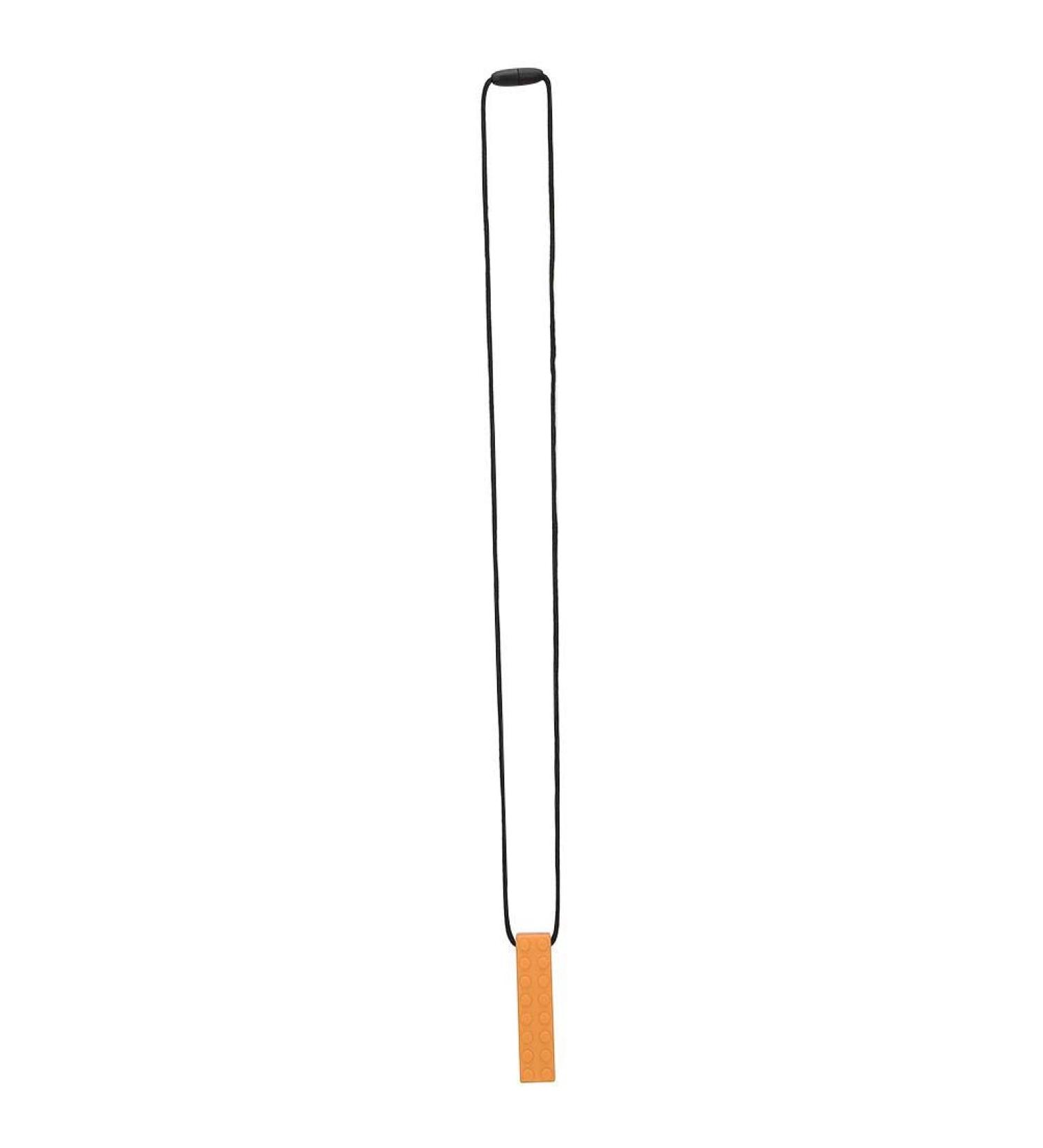 Buy Sensory Chew Toys for Boys & Girls - Orange Silicone Teething Necklaces for Healthy Gums - Buy Online on GoSupps.com