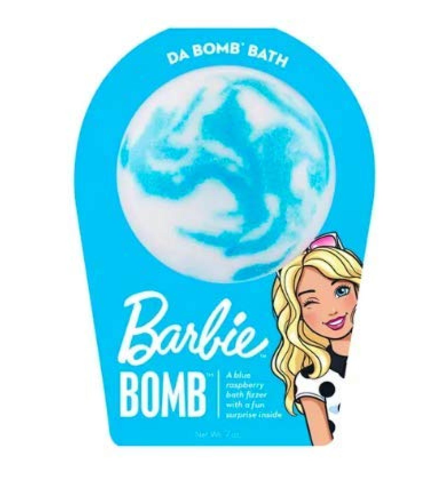Barbie Blue Swirl Bath Bomb 7oz - Blue Raspberry - 1 Count - Perfect for a Relaxing Bath Experience - Buy Online on GoSupps.com