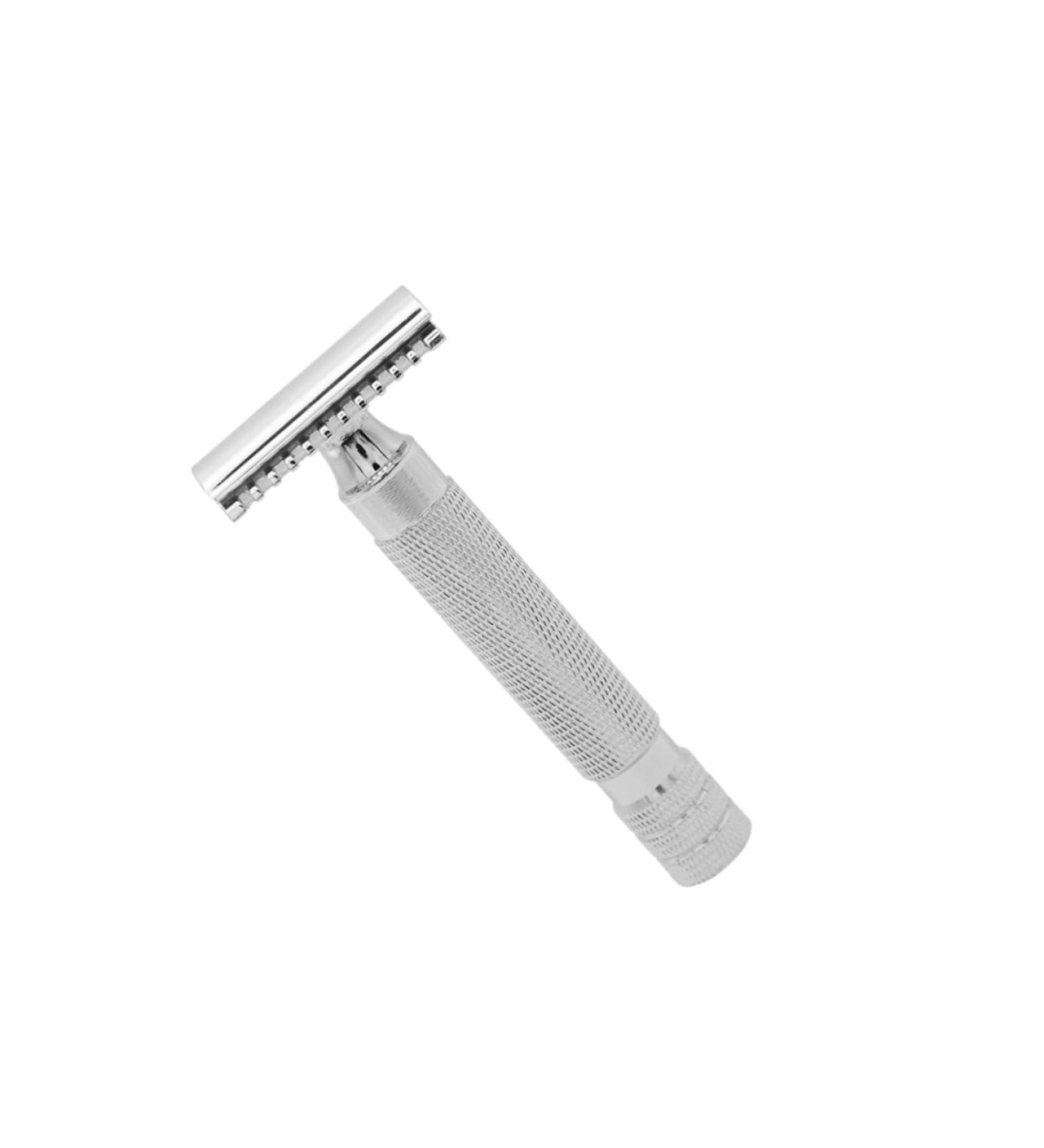 Fomiyes Double Razor - Men's Wooden Safety Razor for Home Use | Premium Steel Shaver - Buy Online on GoSupps.com