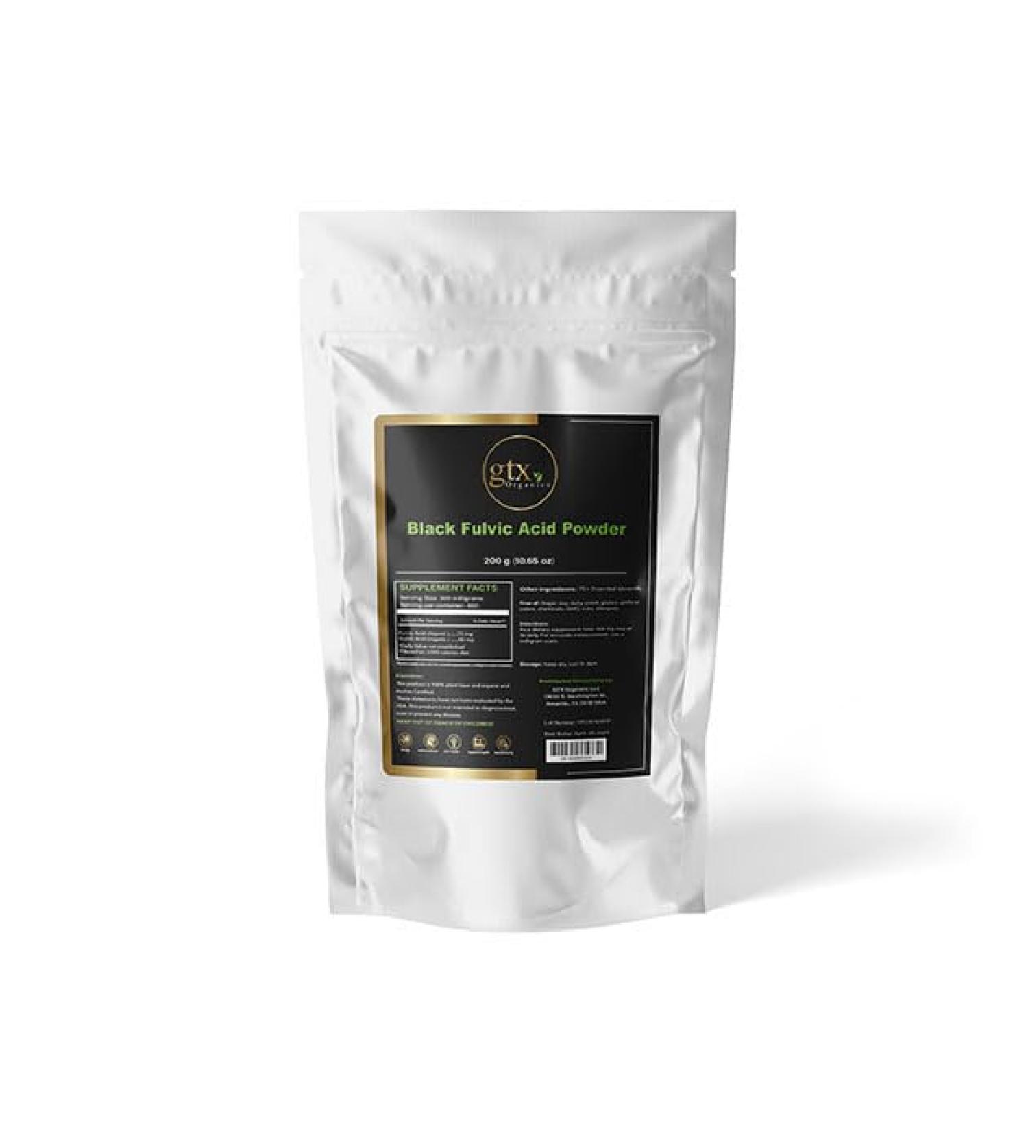 Trace Mineral Powder (600 Servings)(Flavorless) - 74 Trace Minerals from Humic & Fulvic Acid - Plant-Based Vegan Trace Minerals Supplement with Electrolytes & Alkaline pH (kosher) - Fulvika Black