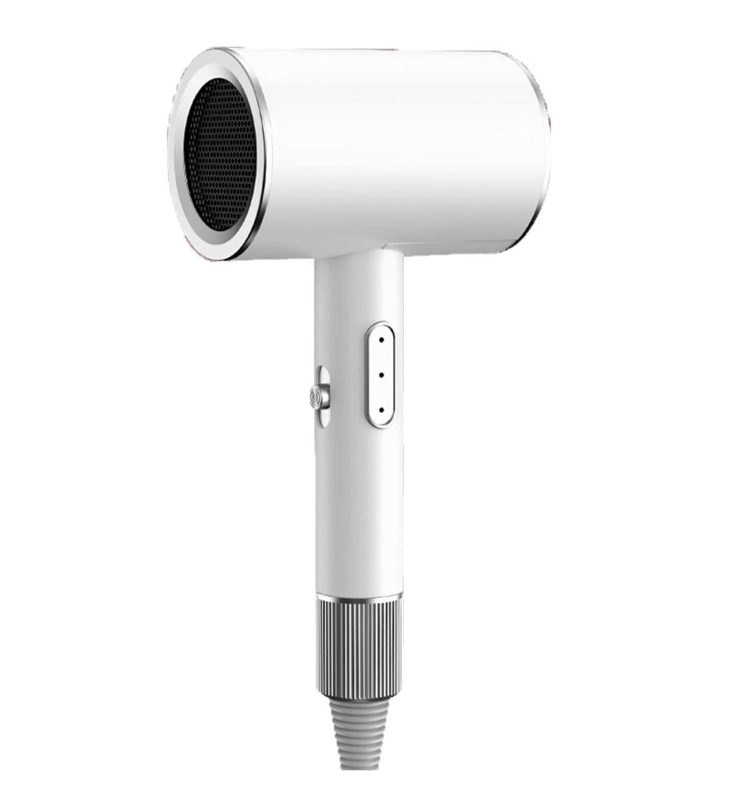 Professional Ionic Hair Dryer 2000W | Lightweight Negative Ion Blow Dryer for Travel & Home | Quiet White Salon Hair Dryer - Buy Online on GoSupps.com