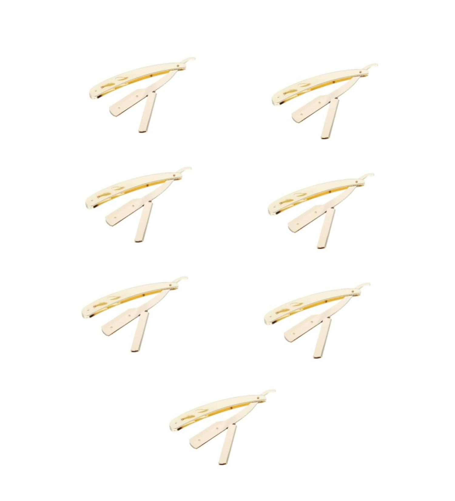 FRCOLOR 7-Piece Men's Stainless Steel Razor Shave Kit - Trimmer for Beard & Facial Hair - Handheld Metal Shaving Solution - Buy Online on GoSupps.com