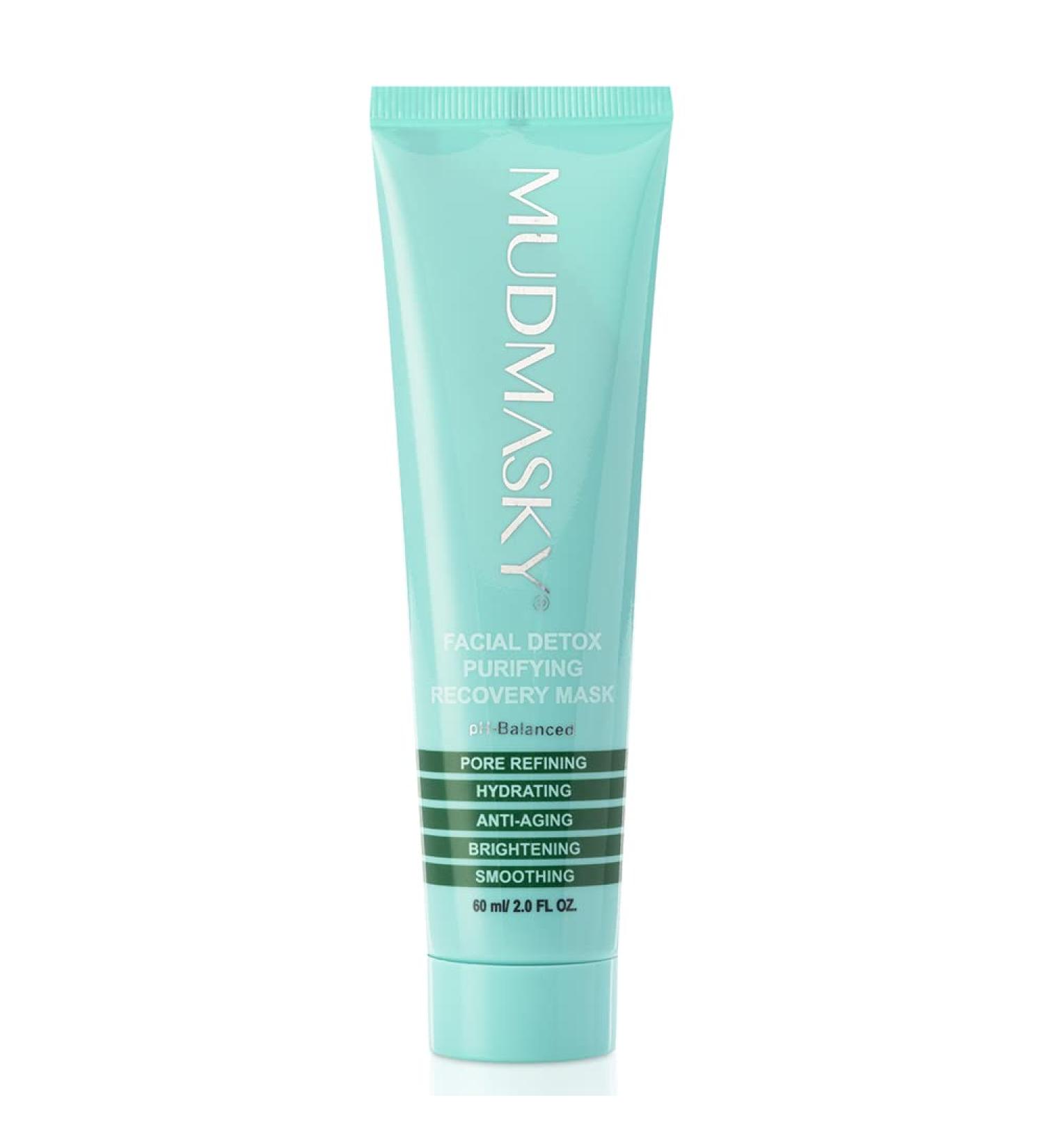 MUDMASKY Facial Detox Mud Mask 60ml - Reduces Pores & Acne Fast | 200 000+ Reviews - Buy Online on GoSupps.com