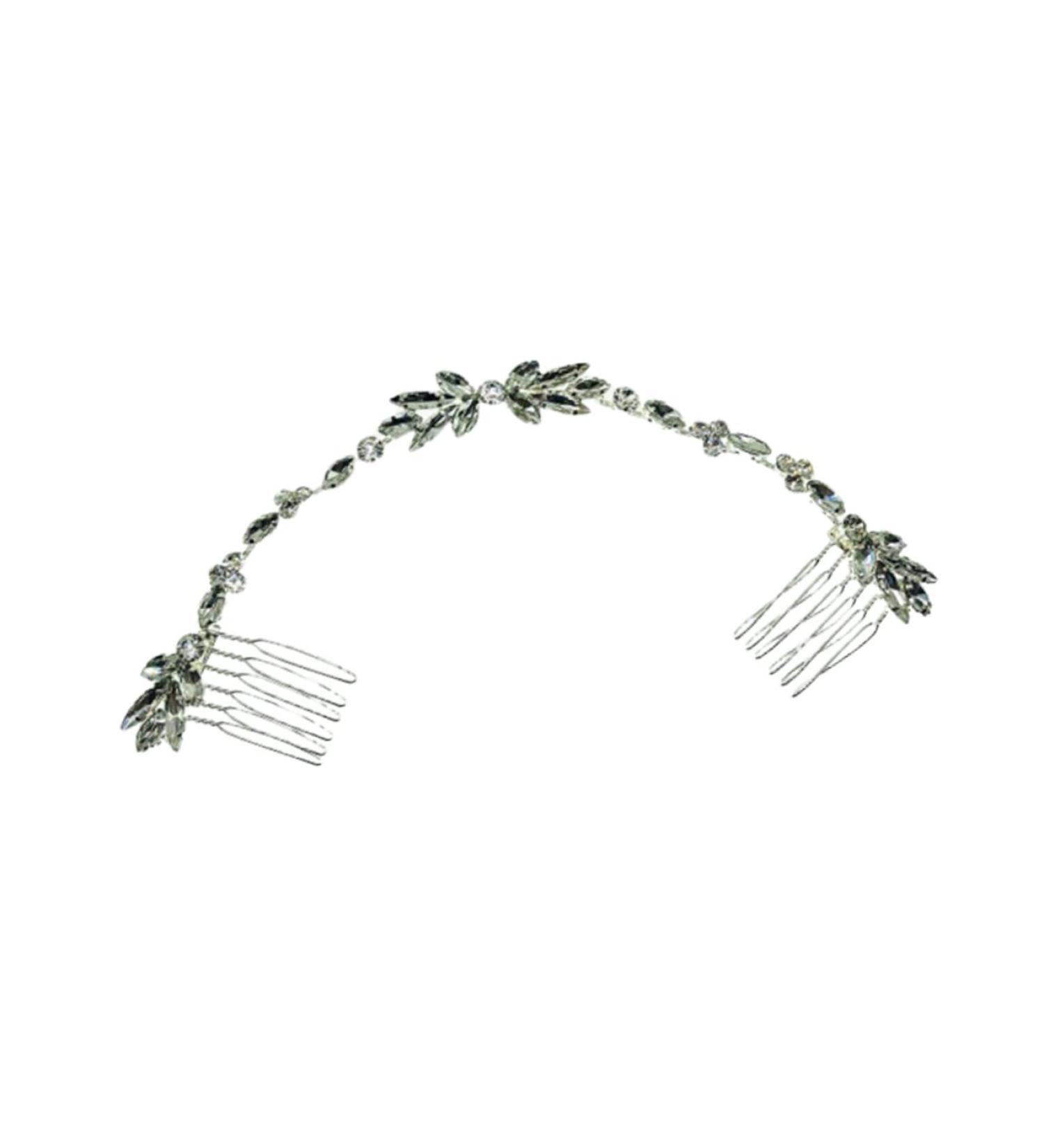 Flower Headpiece for Women Hair Band Wedding Hair Comb Clip Hair Combs for Women Accessories Bridal Headpieces Rhinestone Headband Headwear for Women Hair up Modeling Bride - Buy Online on GoSupps.com