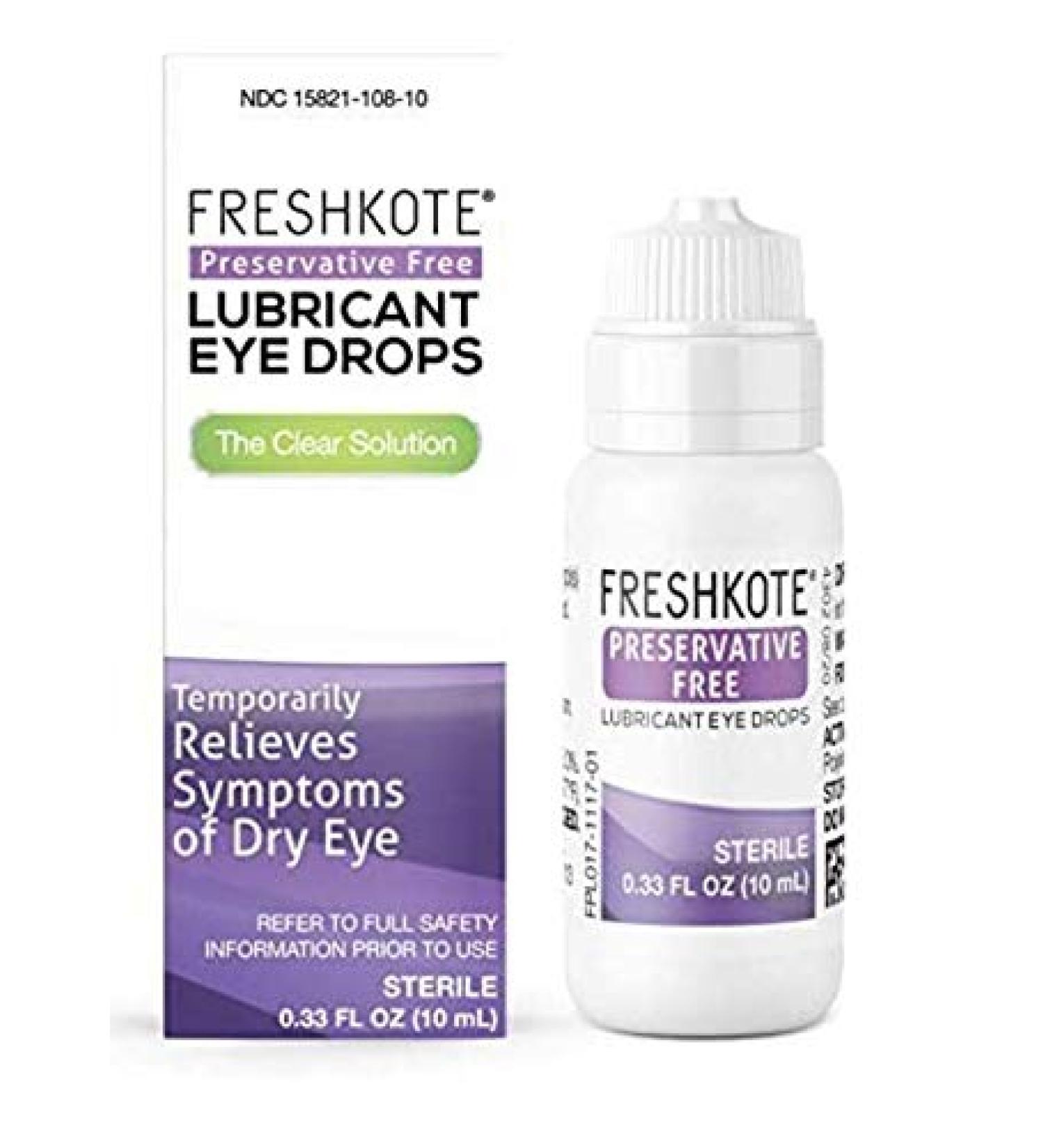 FreshKote Preservative Free Lubricant Eye Drops - .33 Oz