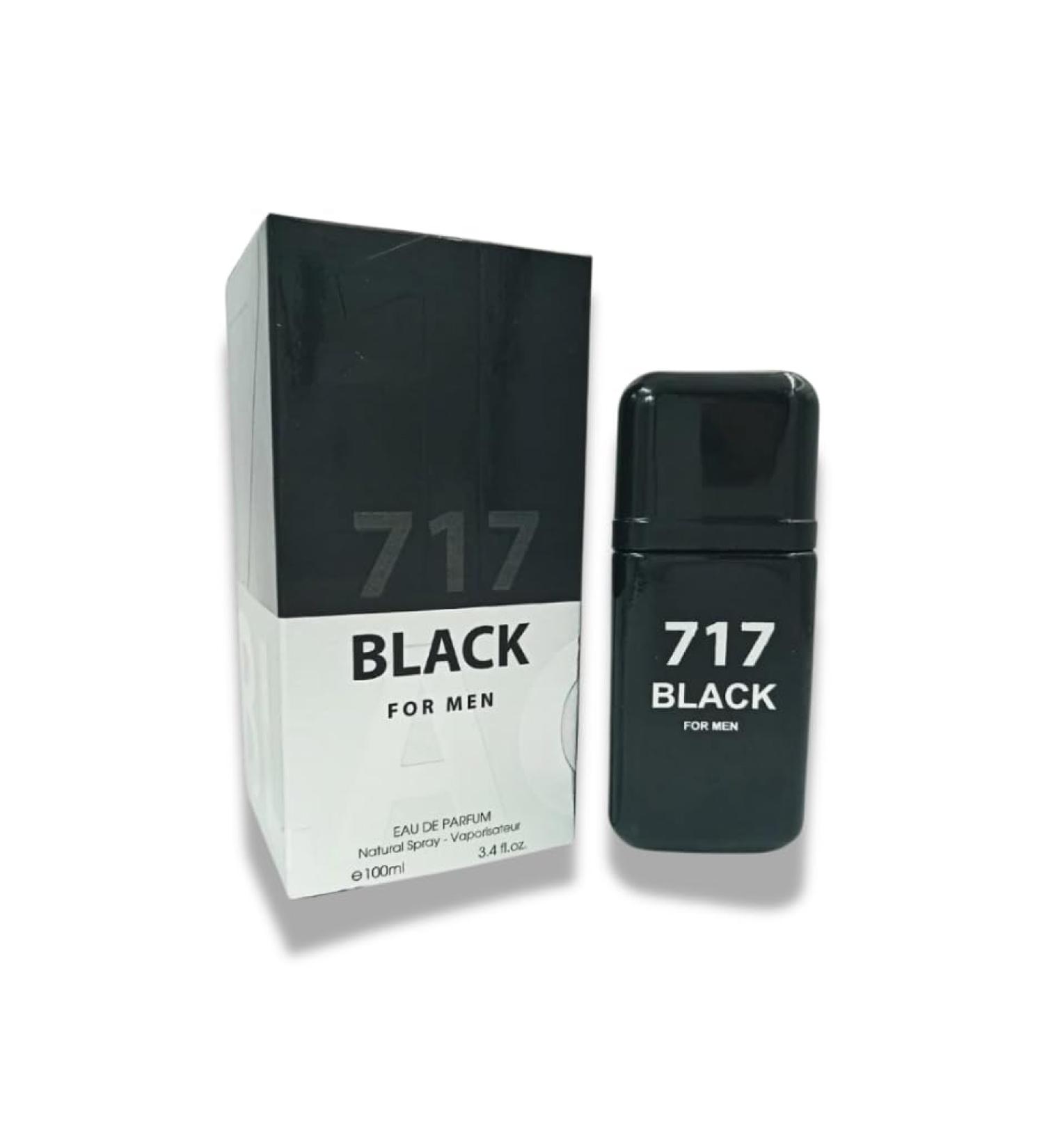 POUR HOMME 717 BLACK FOR MEN EAU DE PARFUM 3.4 FL OZ. Amber Woody fragrance for Men. - Buy Online on GoSupps.com