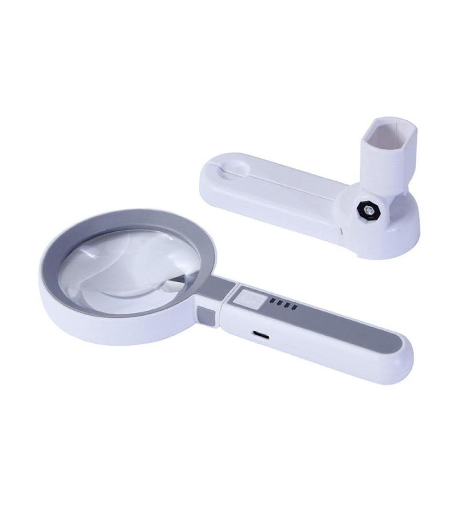 5X11X Glass EyeLoupe Magnifier Handheld Desk Illuminated Lens for GemsJewelry Coins Inspection 5XMagnification - Buy Online on GoSupps.com