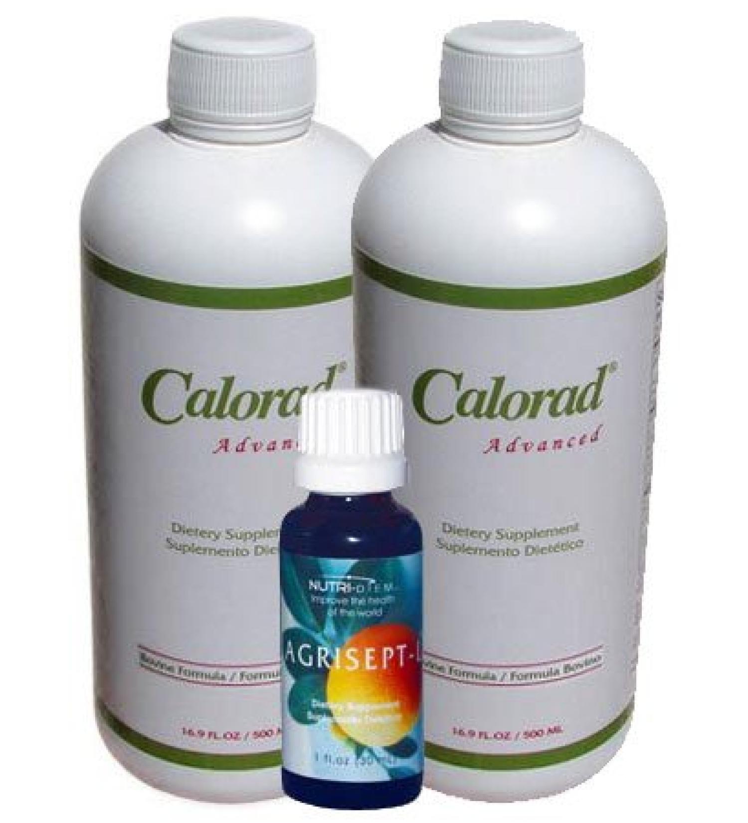 2 Calorad Advanced & 1 Agrisept - Calorad Advanced Triple Play - Free S&H