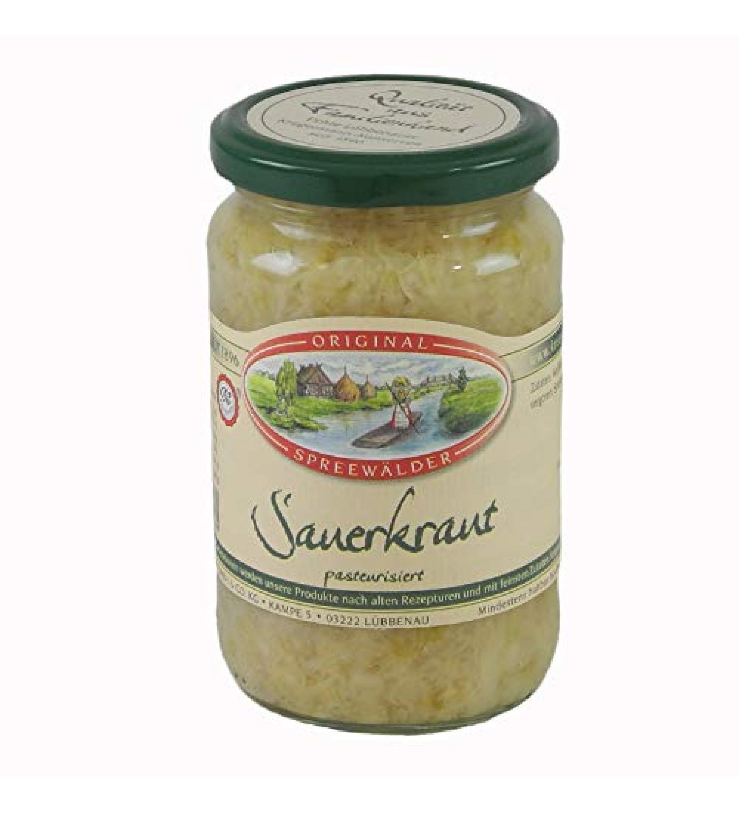 Kr germanns Original Spreewald Sauerkraut (370 ml glass)