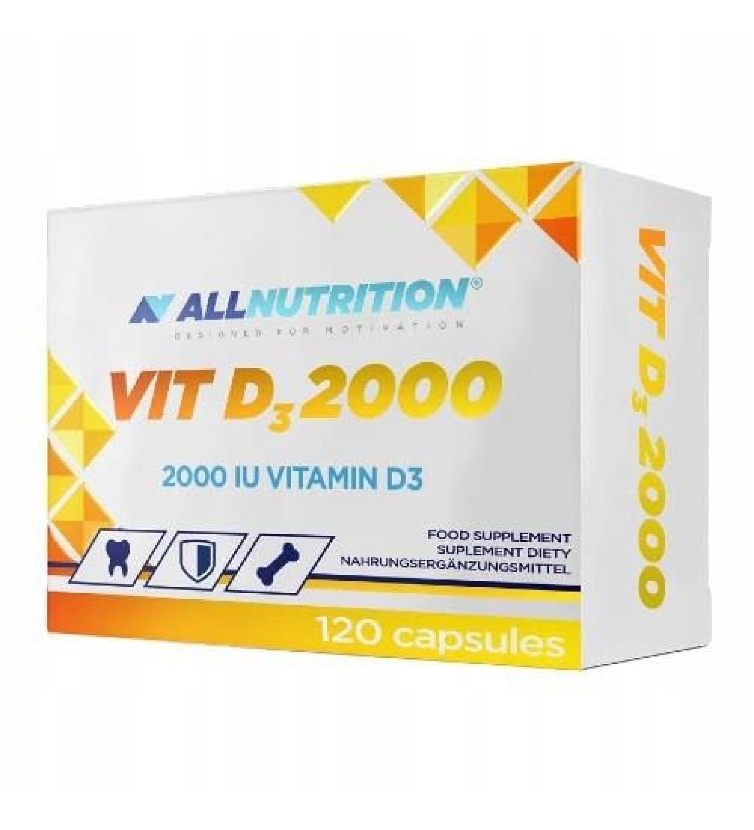 Allnutrition Vit D3 2000 2000 IU - 120 caps