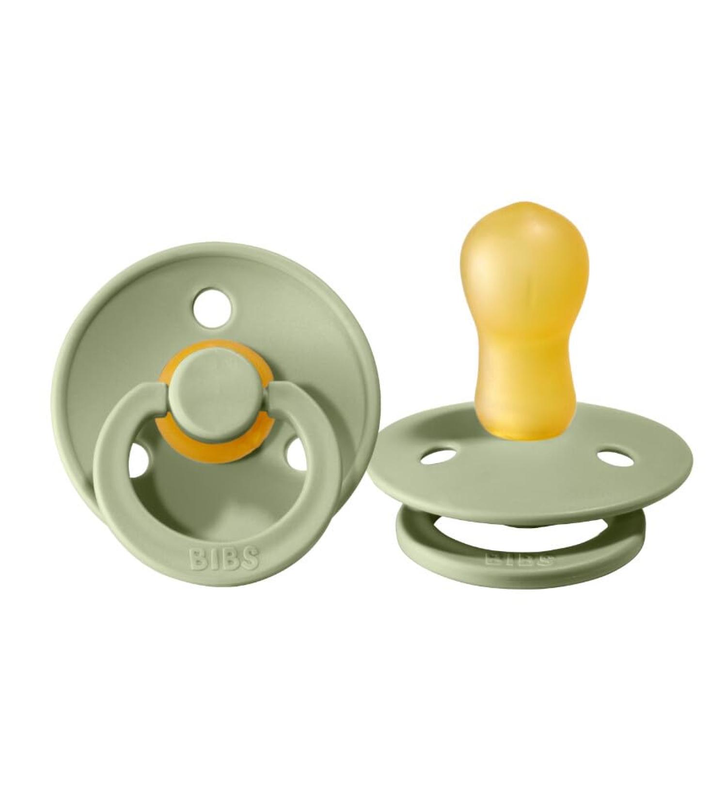 BIBSS Sage L Rubber Pacifier - Natural Hevea Material for Safe Soothing | International Shipping Available - Buy Online on GoSupps.com