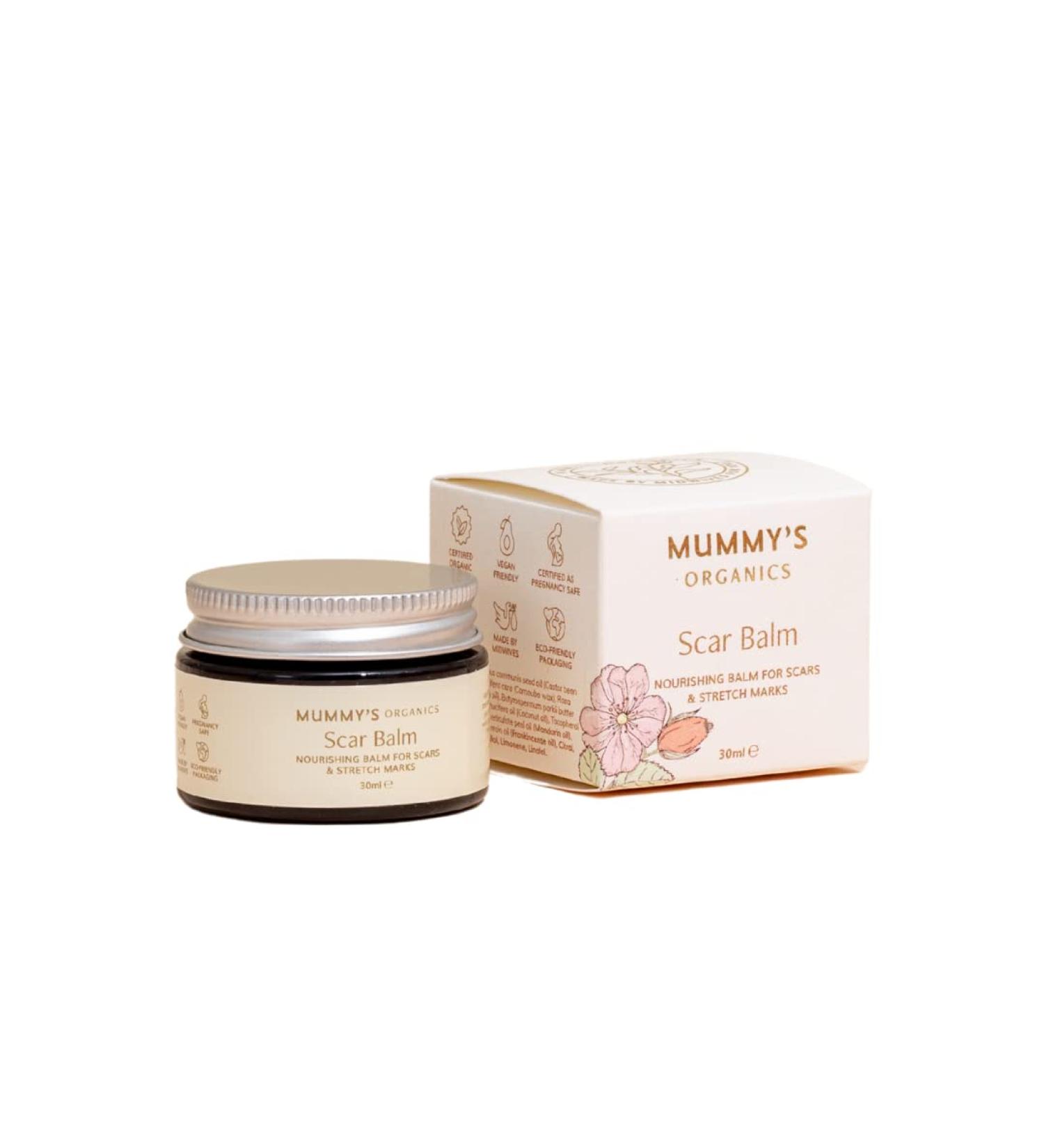 Organic Scar Balm for C-Section Recovery & Treatment | Lanolin-Free, Vegan & Eco-Friendly | Mummy's Organics - Buy Online on GoSupps.com