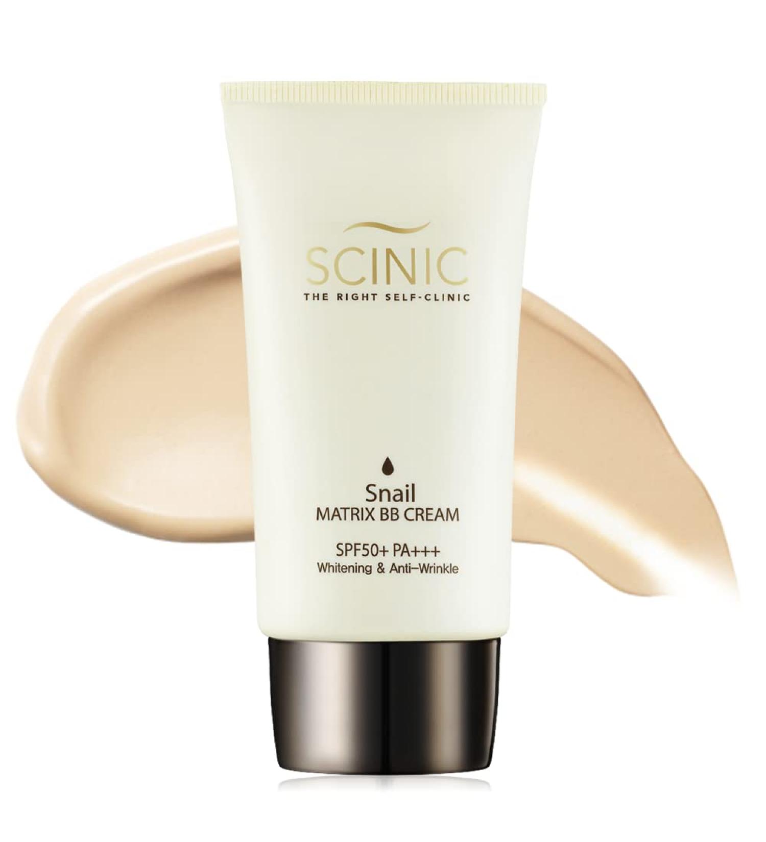 Scinic Snail Matrix BB Cream SPF 50+PA+++ - 1.35 fl oz (40 ml) - Hydrating Sun Protection - Buy Online on GoSupps.com