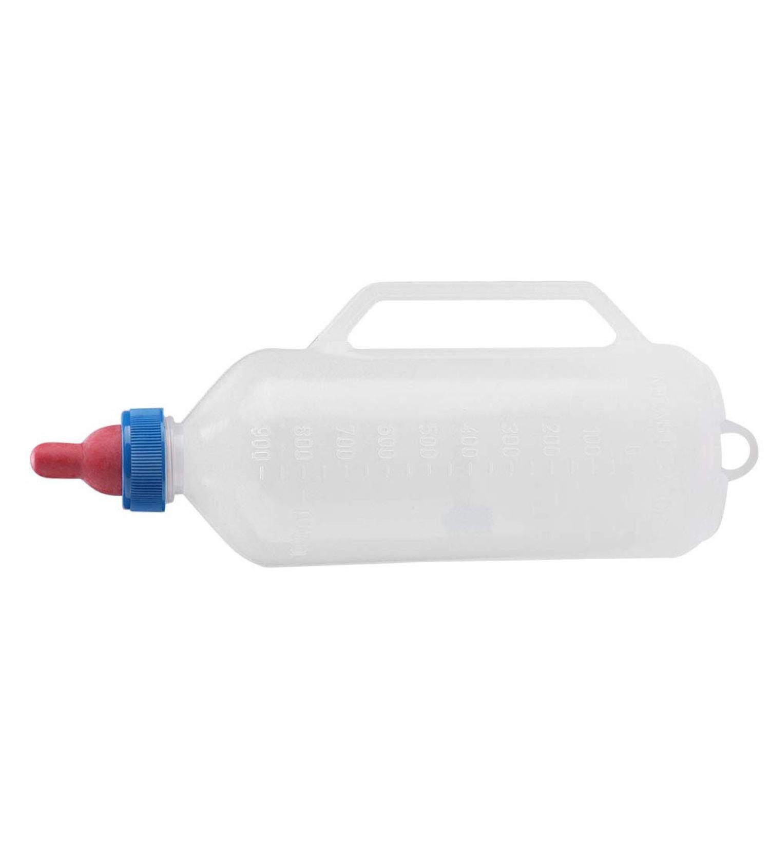 Lamb Milk Bottle  1l White Plastic Lamb Milk Feeder with Handle and Detachable Nipple  for Lambs Sheep - Buy Online on GoSupps.com