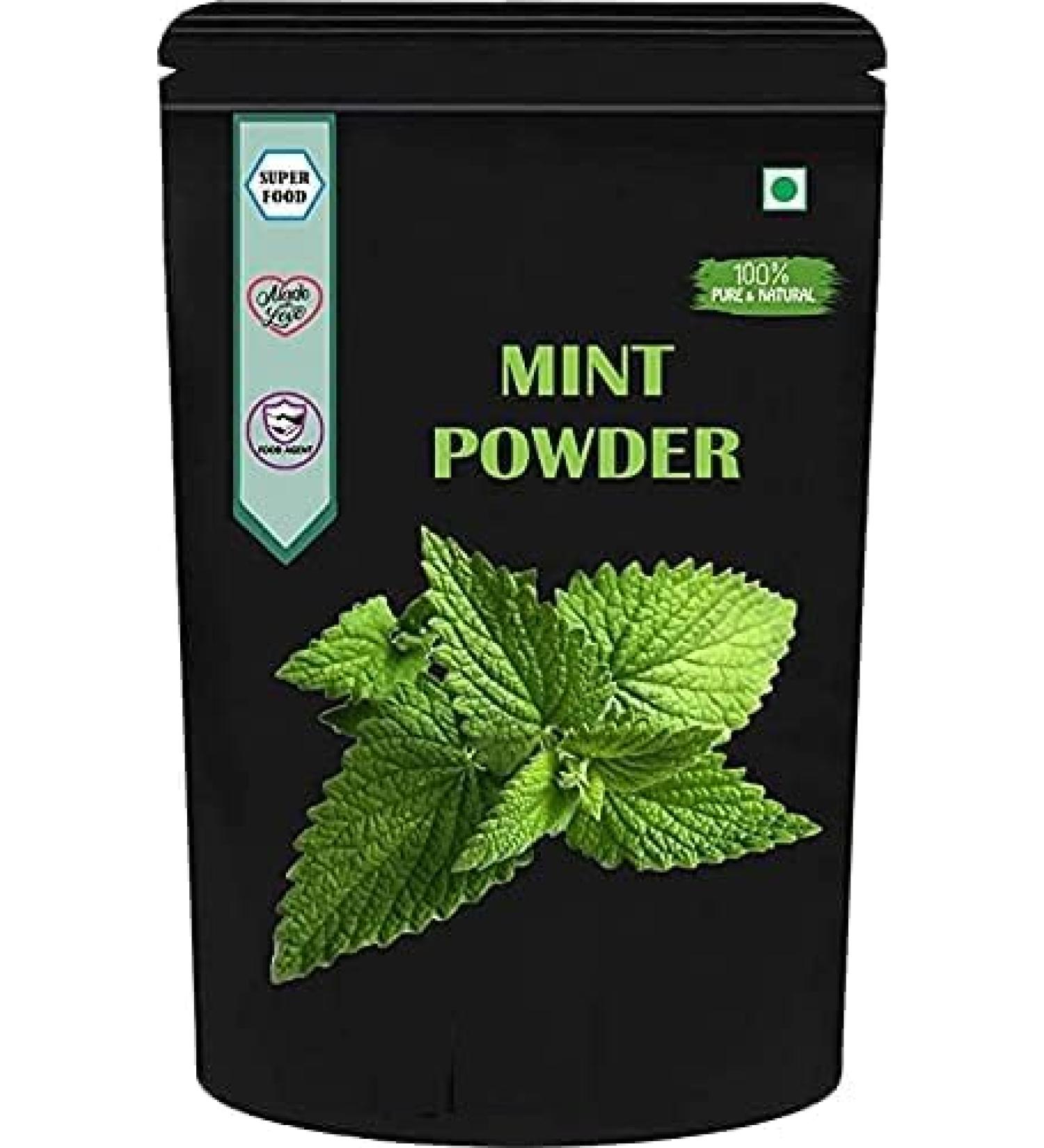 Mint Leaf Powder | Pudina Leaf Powder - 100 GM - Buy Online on GoSupps.com