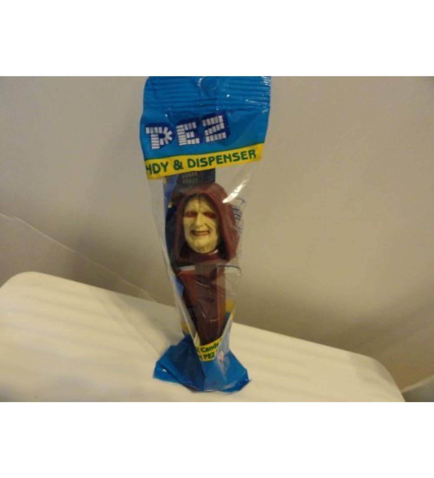 Star Wars Emperor Palpatine Pez Dispenser with One Candy