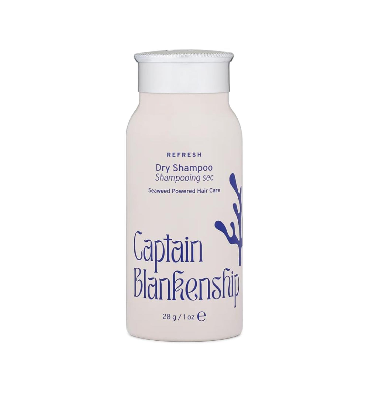 Buy Captain Blankenship Refresh Dry Shampoo Powder - All Natural Organic Non-Aerosol Absorbs Oil & Boosts Volume - 1.2 oz Aluminum Bottle - International Shipping Available - Buy Online on GoSupps.com