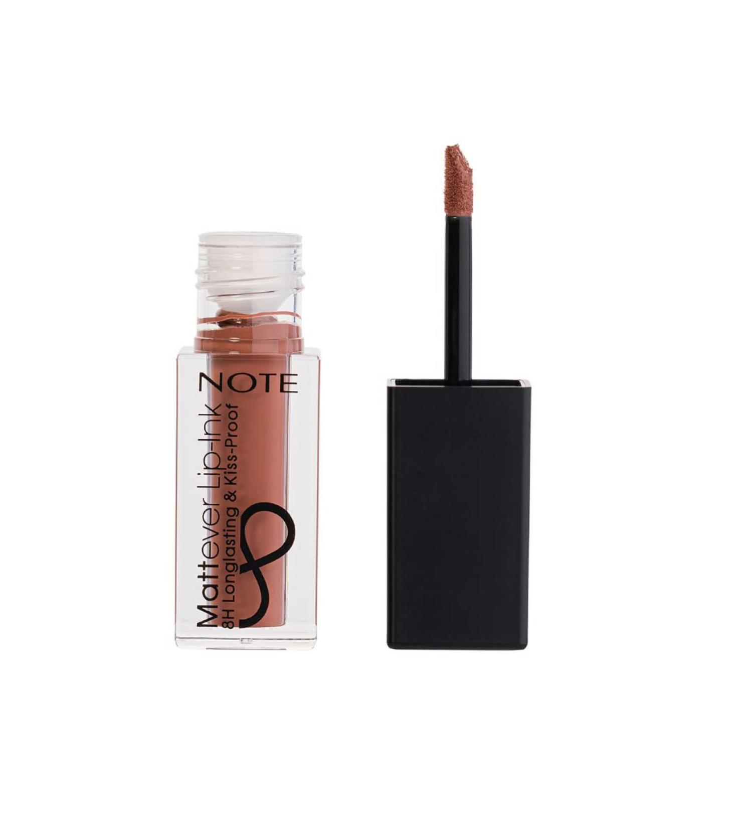 COSMETIC NOTE - Mattever Lip-Ink | Long-Lasting Transfer-Free Matte Lip Ink | Plumping Ultra-Pigmented Lipstick (Sunset Sand) - Buy Online on GoSupps.com
