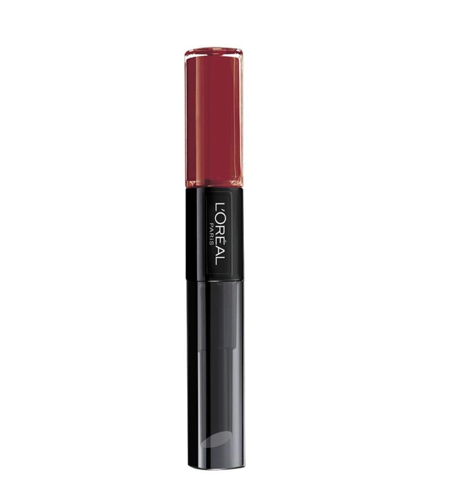 L'Oreal Paris Infallible 24HR 2 Step Lipstick 507 Relentless Rouge - Long-Lasting Lip Color - Buy Online on GoSupps.com