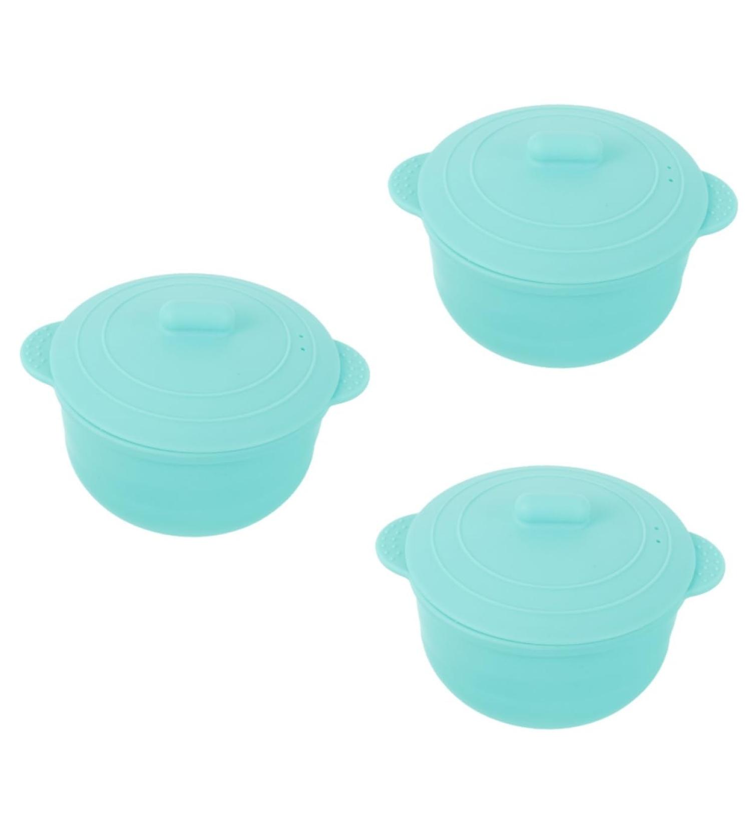 Beaupretty Wax Pot Set - 3 Silicone Wax Melts Bowls for DIY Skin Care & Heating | Portable Professional Wax Bean Warmers - Buy Online on GoSupps.com