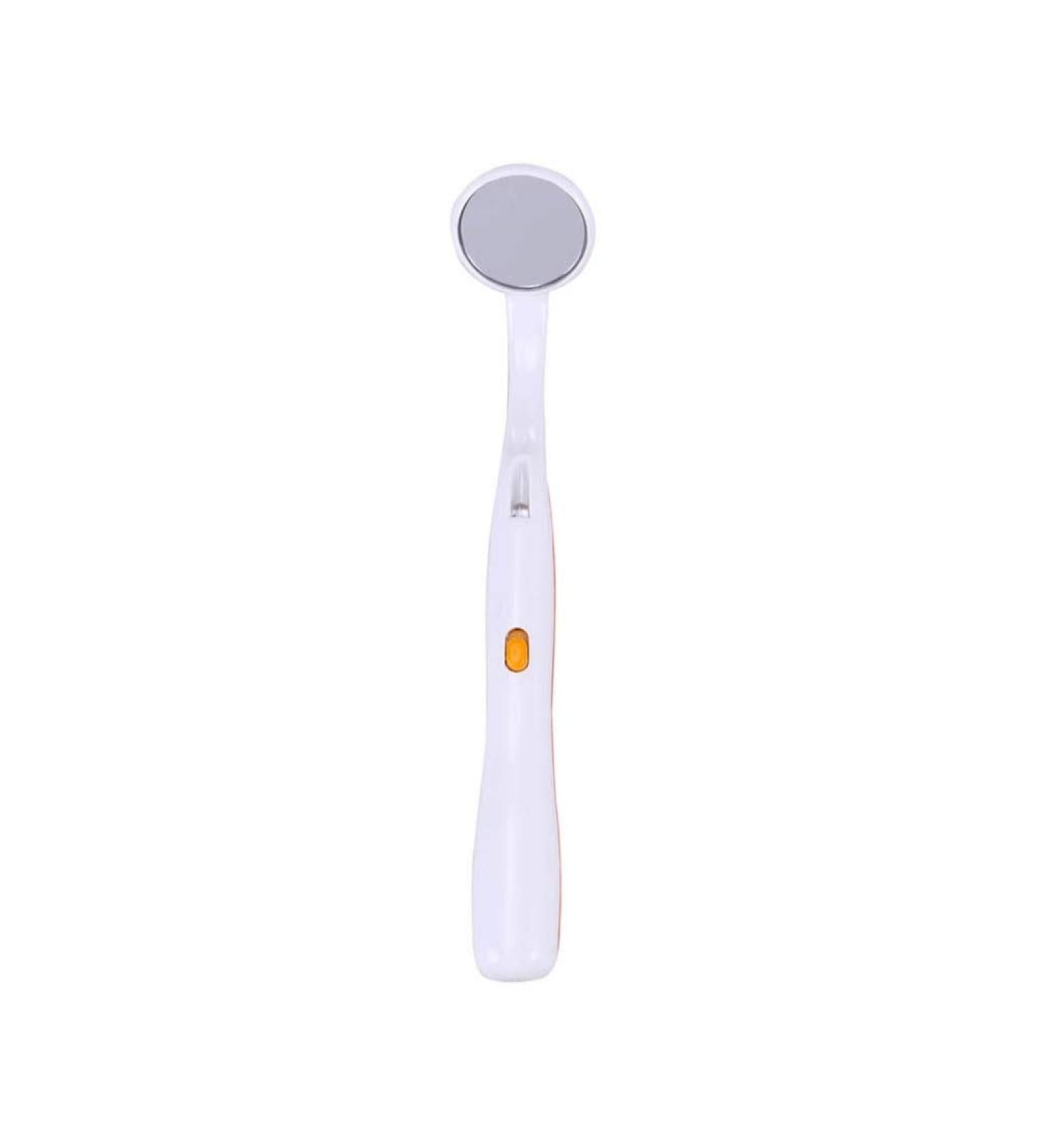 Healifty Dental Mirror with LED Light - Anti-Fog Teeth Mirror for Dentists - 1PC Orange Mouth Tool - Buy Online on GoSupps.com