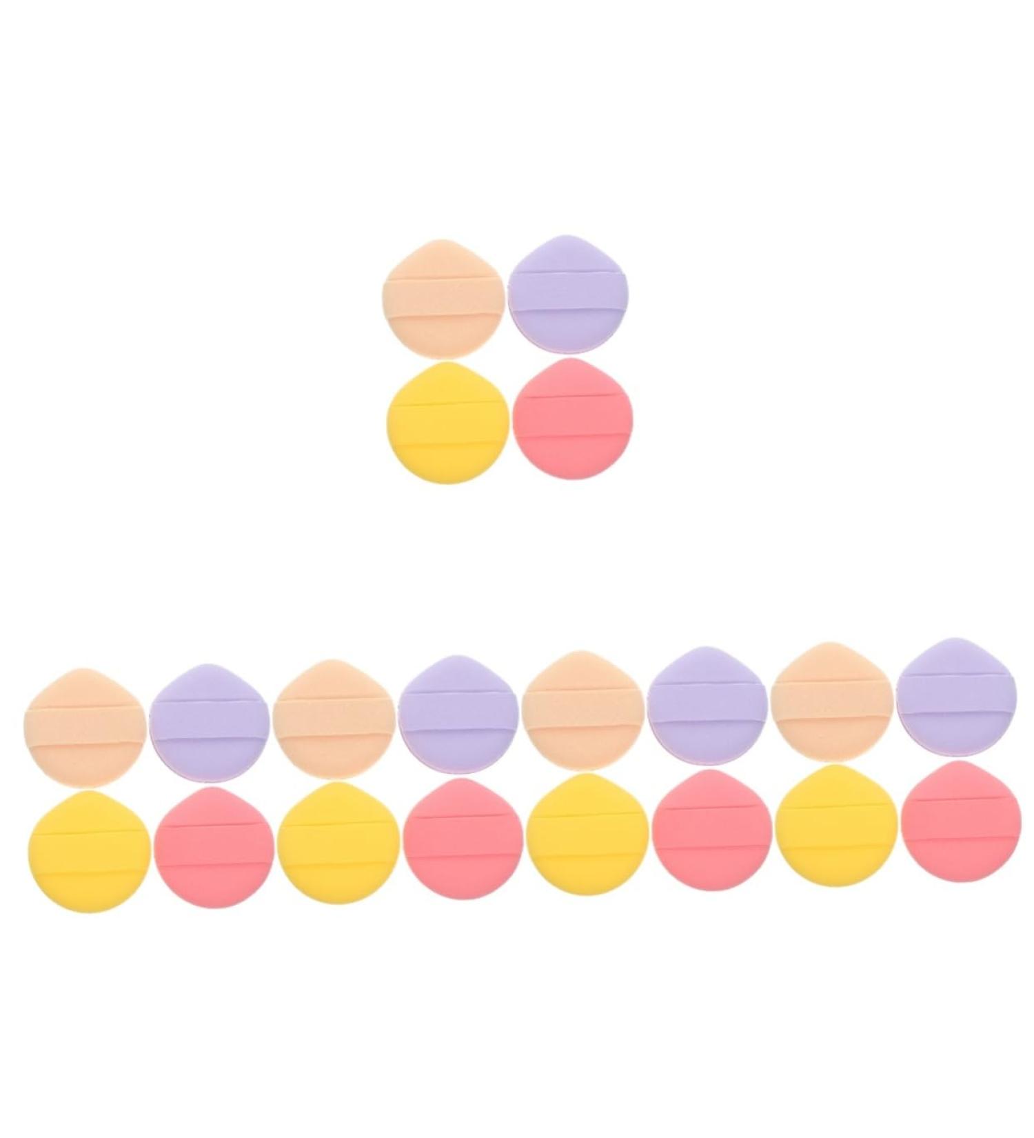 FRCOLOR 20 Pcs Makeup Sponges - Premium Powder Puffs for Flawless Foundation Blending | Best Beauty Sponges for All Skin Types - Buy Online on GoSupps.com