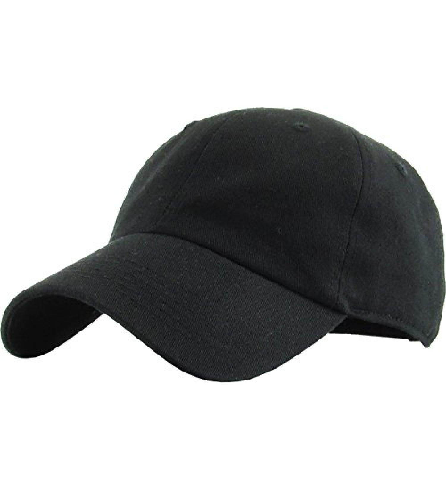 KBETHOS Original Classic Black Cotton Baseball Cap - Adjustable Unconstructed Dad Hat for Men and Women - Buy Online on GoSupps.com