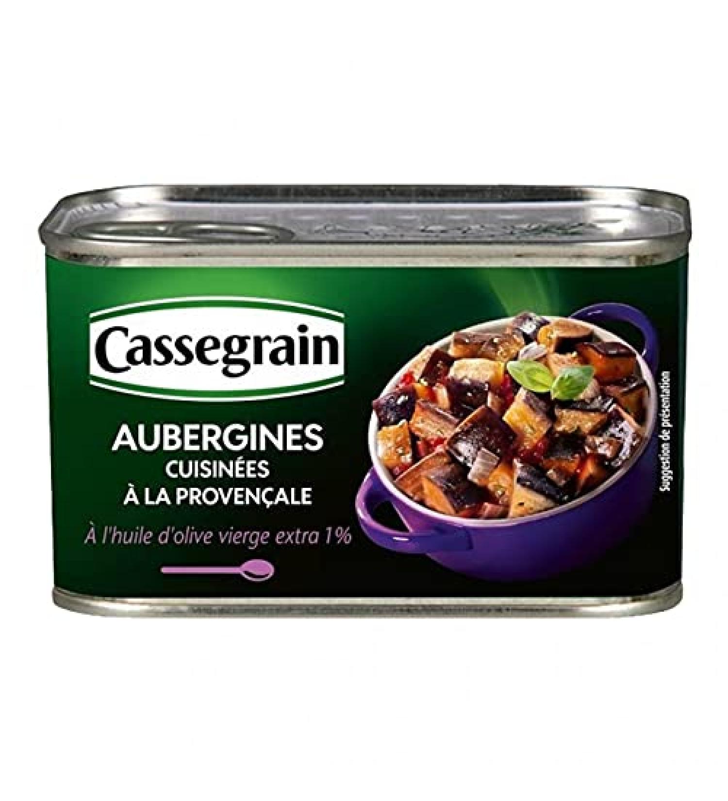 Cassegrain Cassegrain Eggplants Cooked with Provencal Extra Virgin Olive Oil 375g (set of 5)
