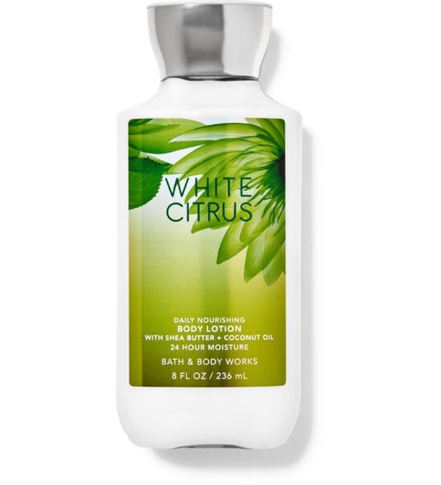 White Citrus (Daily Nourishing) Body Lotion (8oz) with Shea butter+Coconut oil