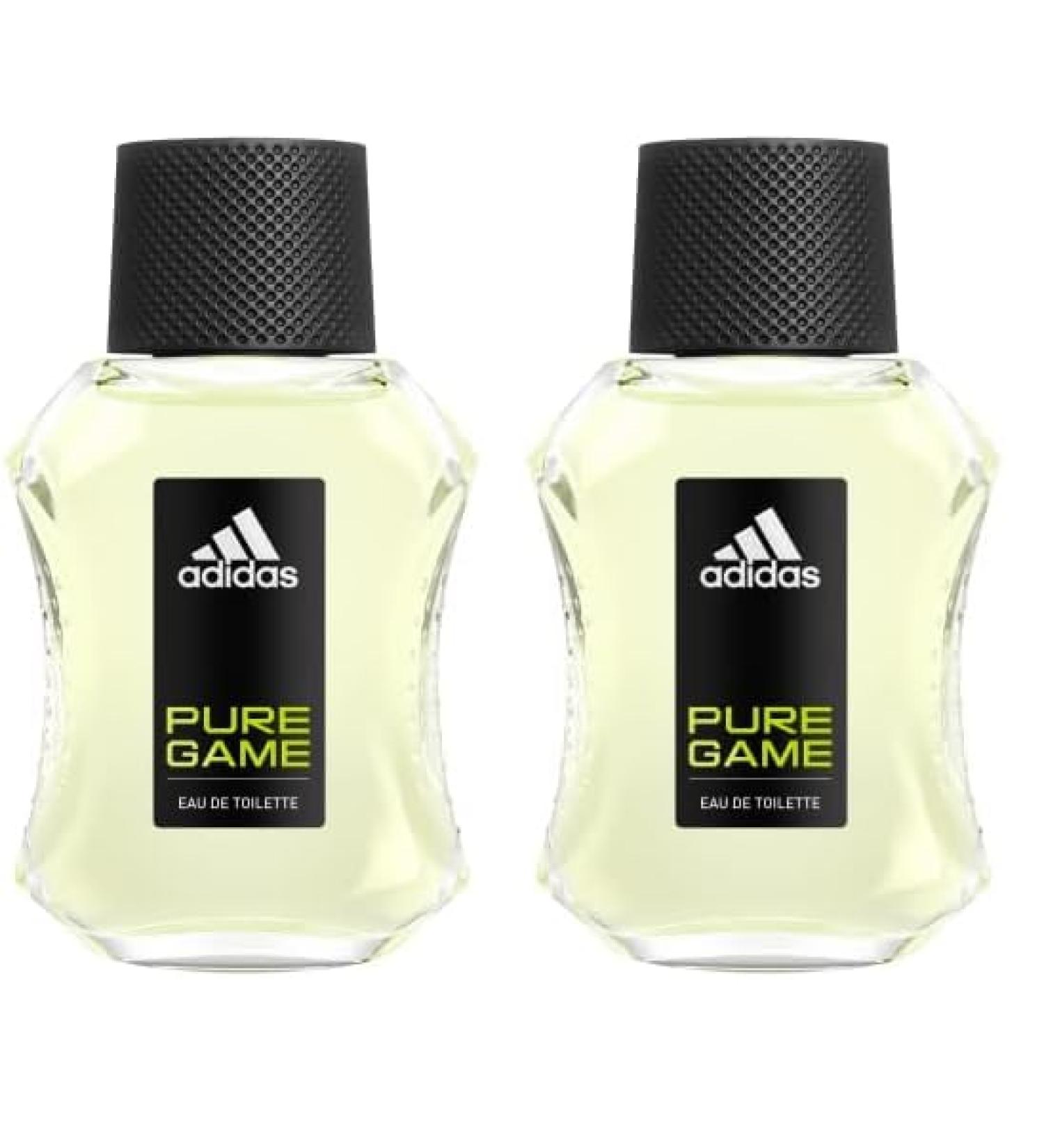 adidas Pure Game Eau De Toilette Spray for Men 1.7 fl oz (Pack of 2) 1.70 Fl Oz (Pack of 2) Eau De Toilette - Buy Online on GoSupps.com
