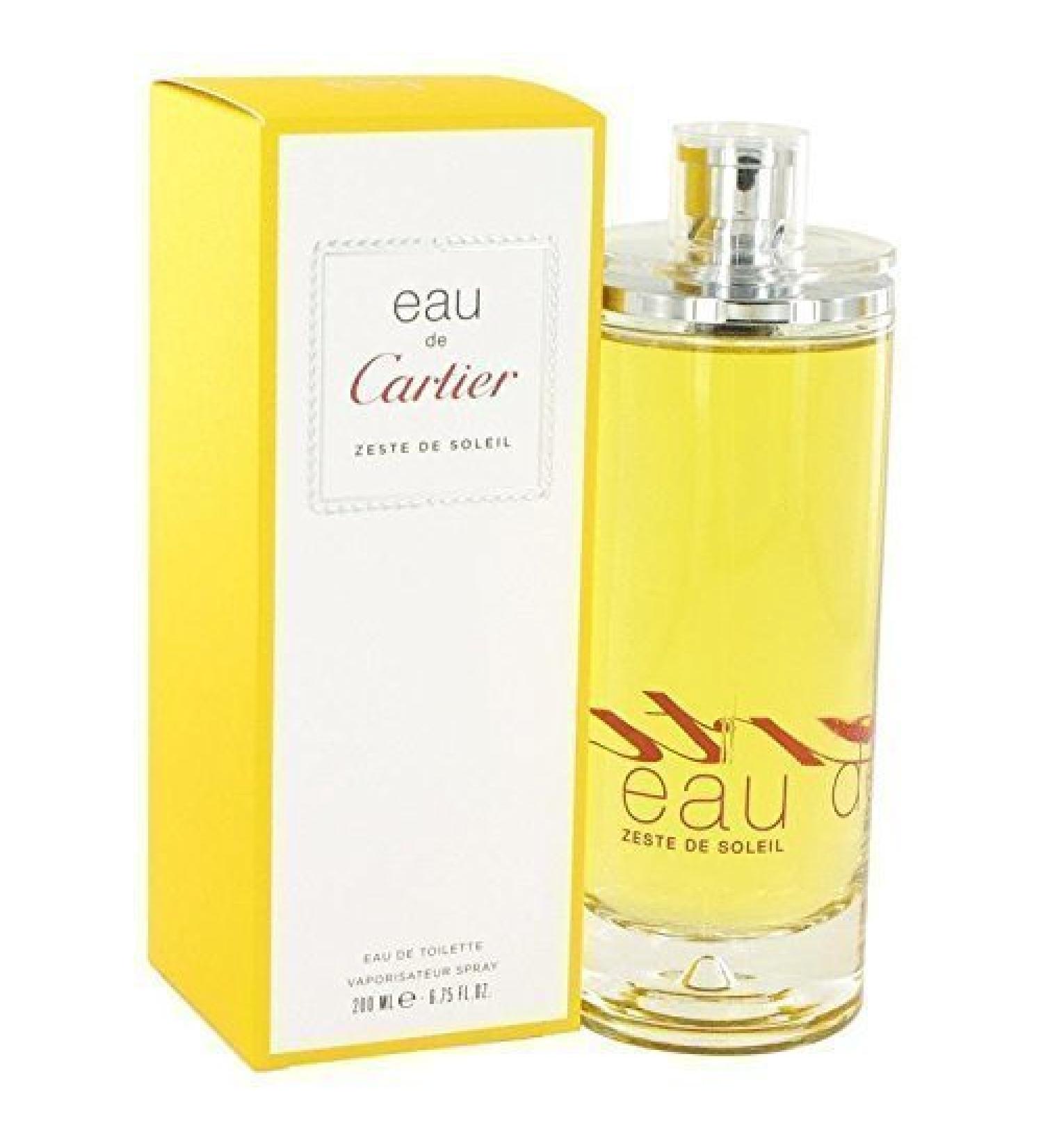 Eau De Cartier Zeste De Soleil by Cartier Eau De Toilette Spray (Unisex) 6.7 oz Men