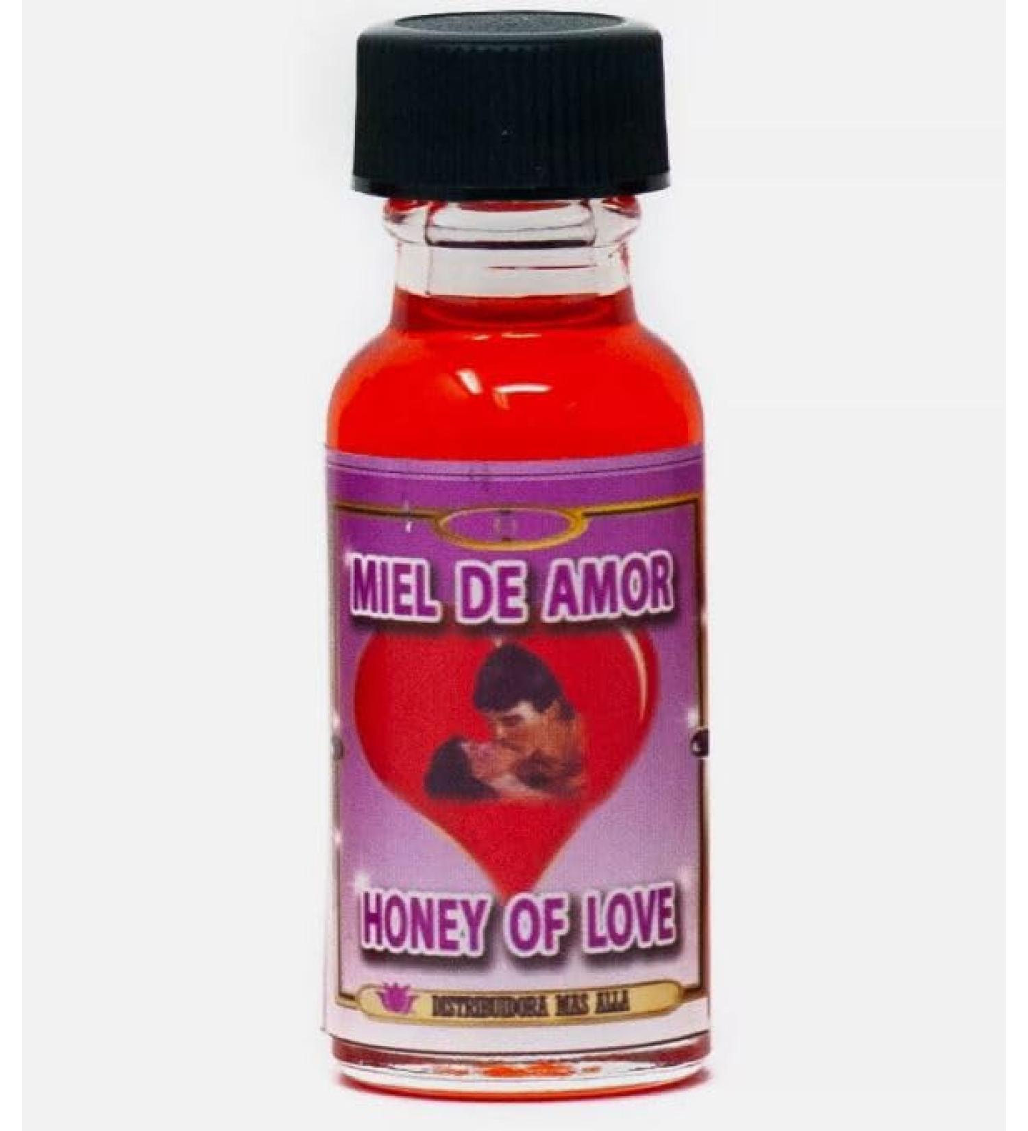 Aceite Miel De Amor - Honey of Love Spiritual Oil - Anointing Oil - Magical - 0.5 fl oz