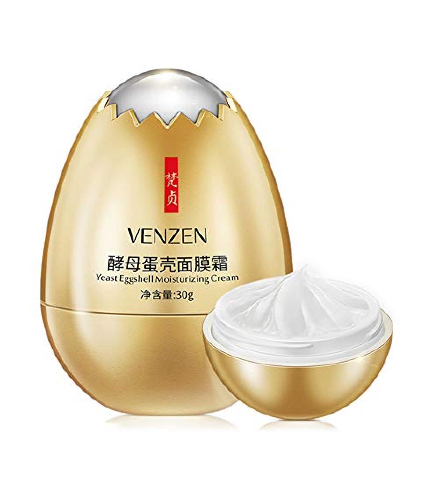VENZEN Cream Yeast Eggshell - Anti-Aging Natural Soft Skin Essence | 30g - International Shipping Available - Buy Online on GoSupps.com