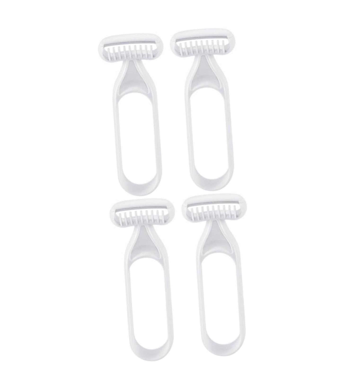 Minkissy 4-Piece Women's Disposable Razors | Armpit & Body Hair Shaving Set | Facial & Eyebrow Hair Remover for Smooth Skin - Buy Online on GoSupps.com